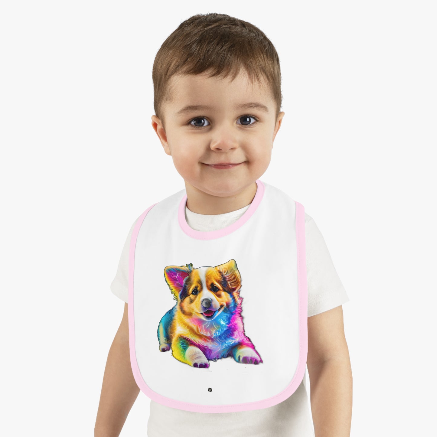 Colorful Corgi - Baby Bib