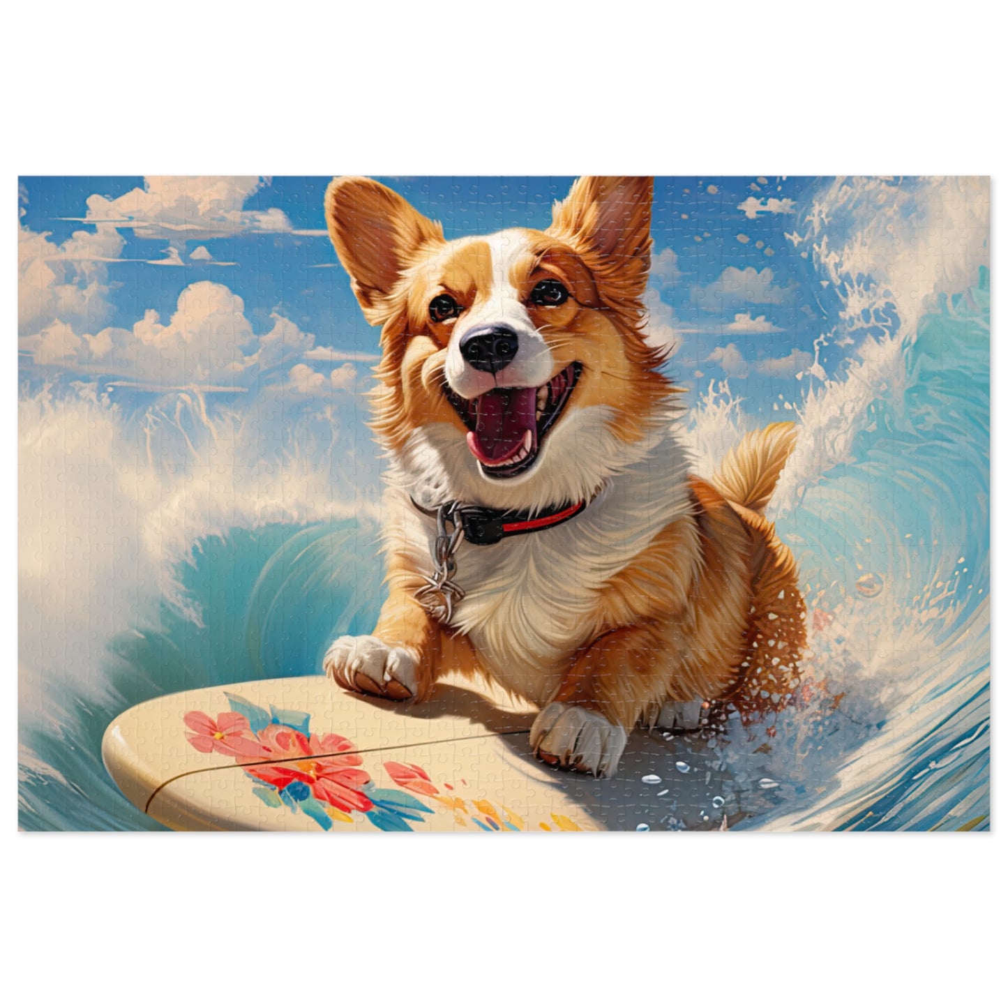 Cowabunga Corgi - Jigsaw Puzzle