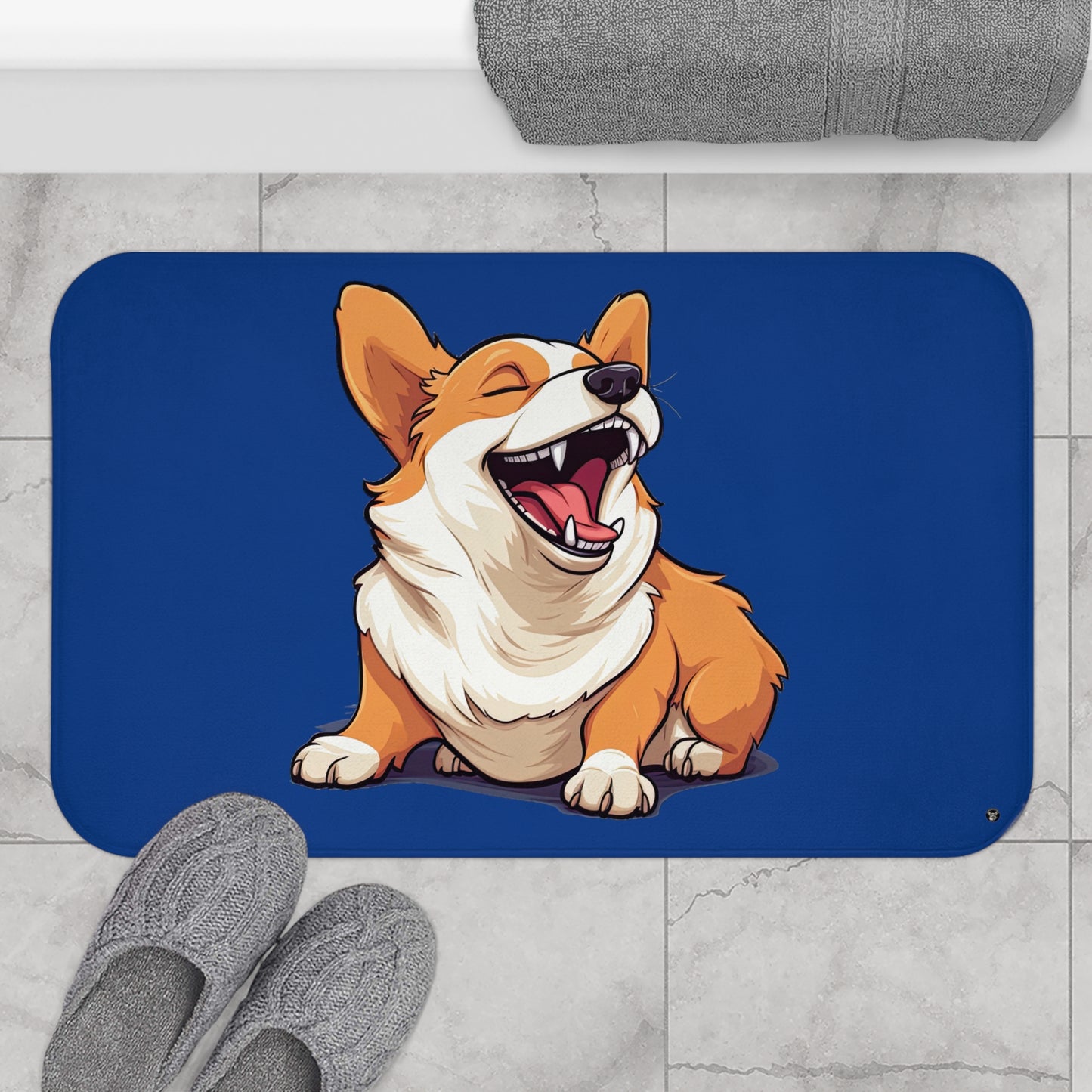 Comical Corgi - Bath Mat