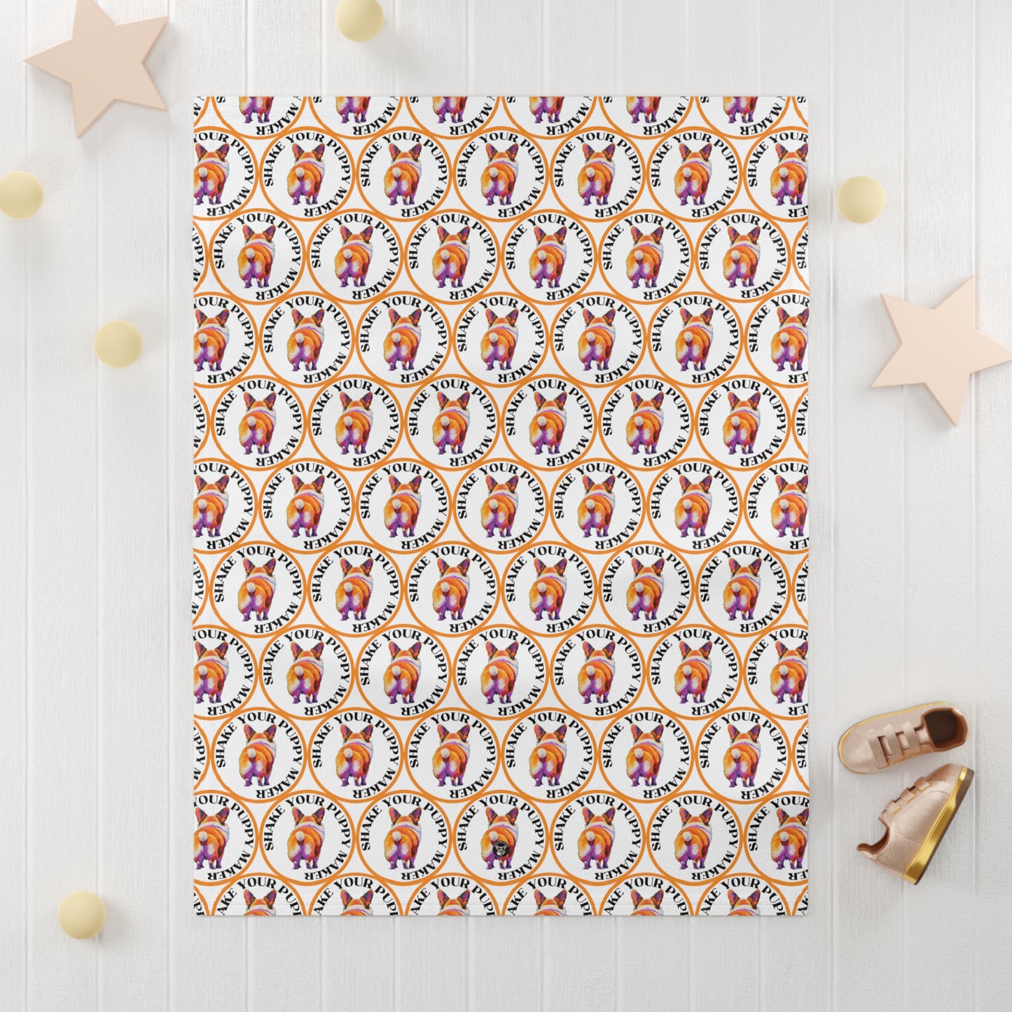 Shake Your Puppy Maker Mosaic - Baby Blanket