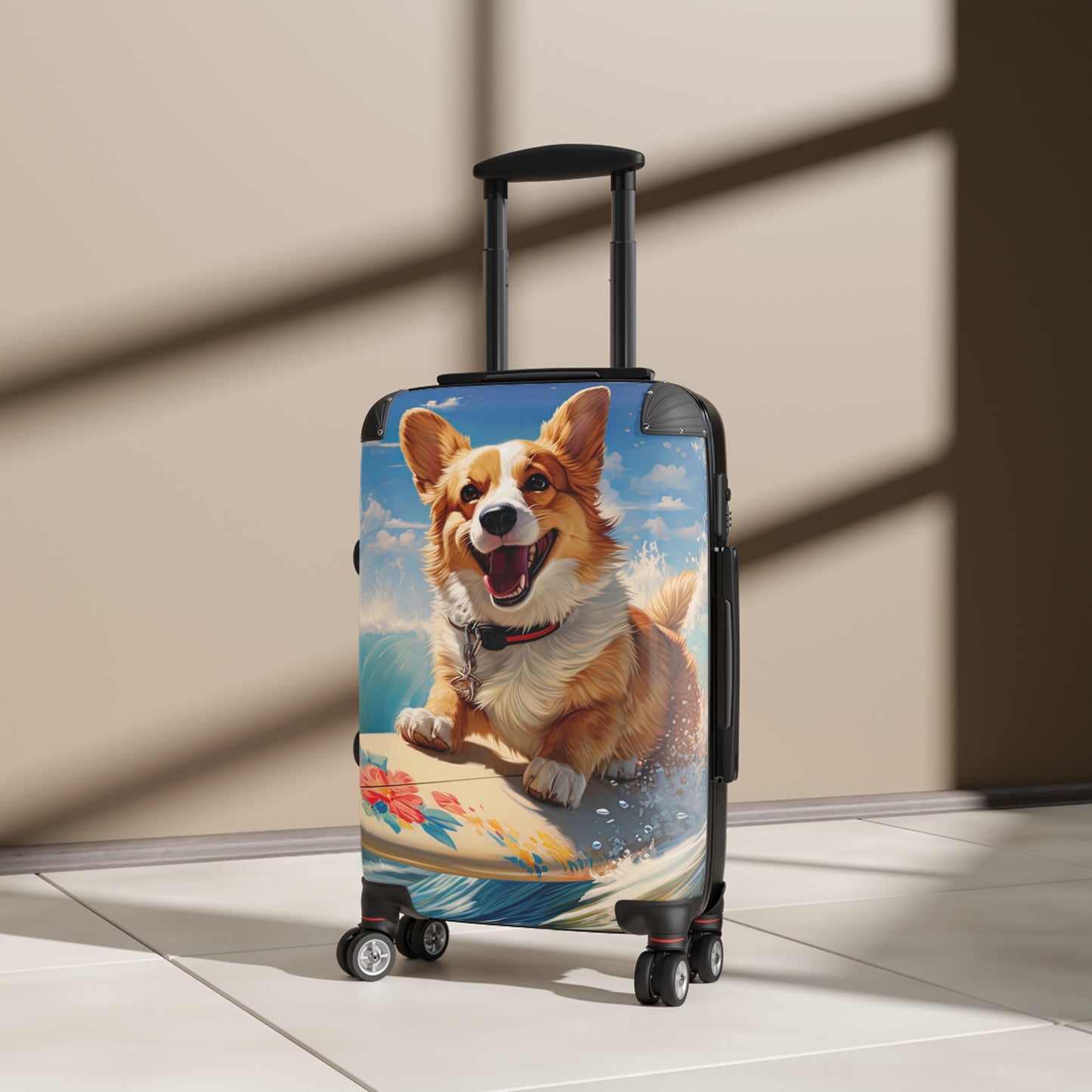 Cowabunga Corgi - Suitcase
