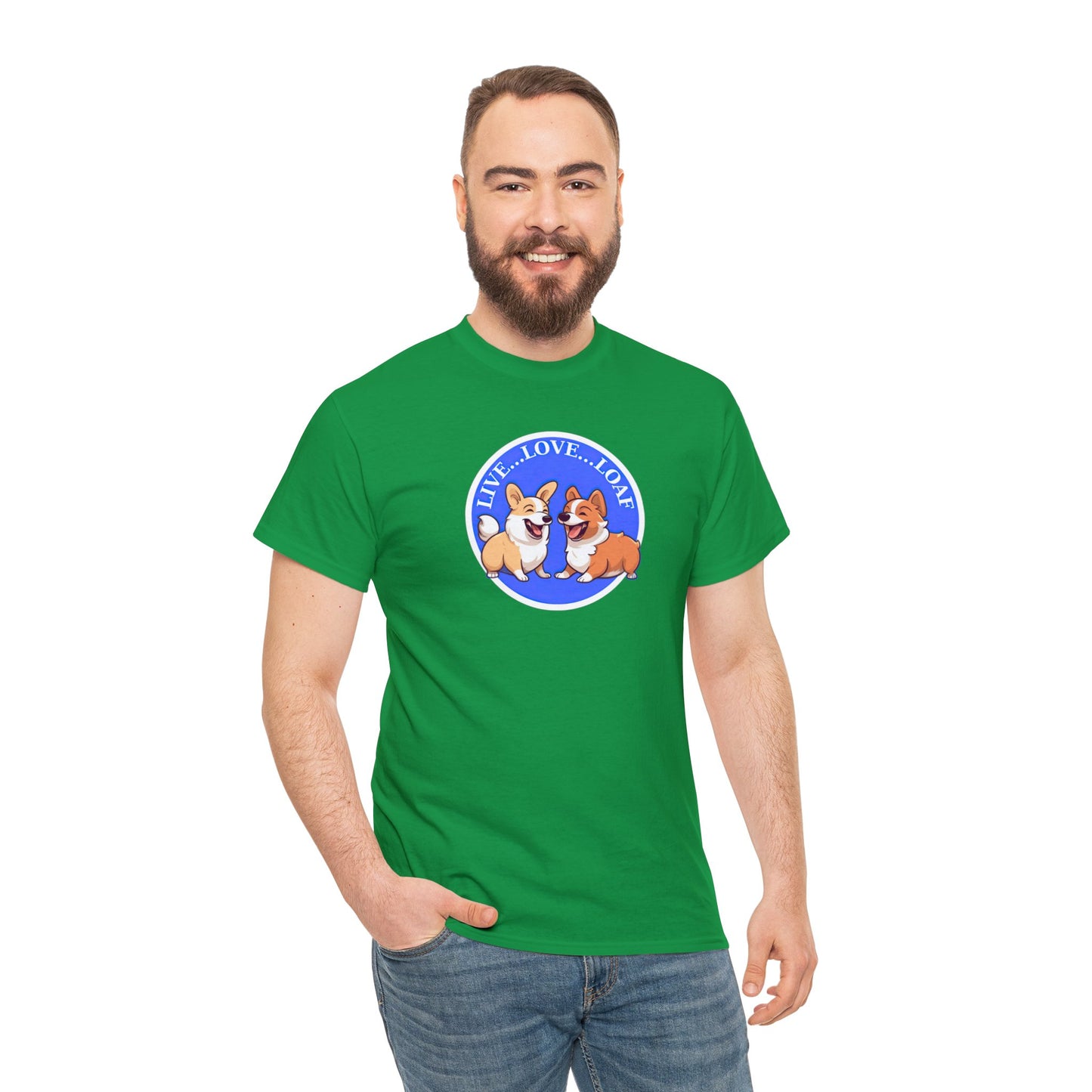 Live...Love...Loaf - Unisex Heavy Cotton Tee