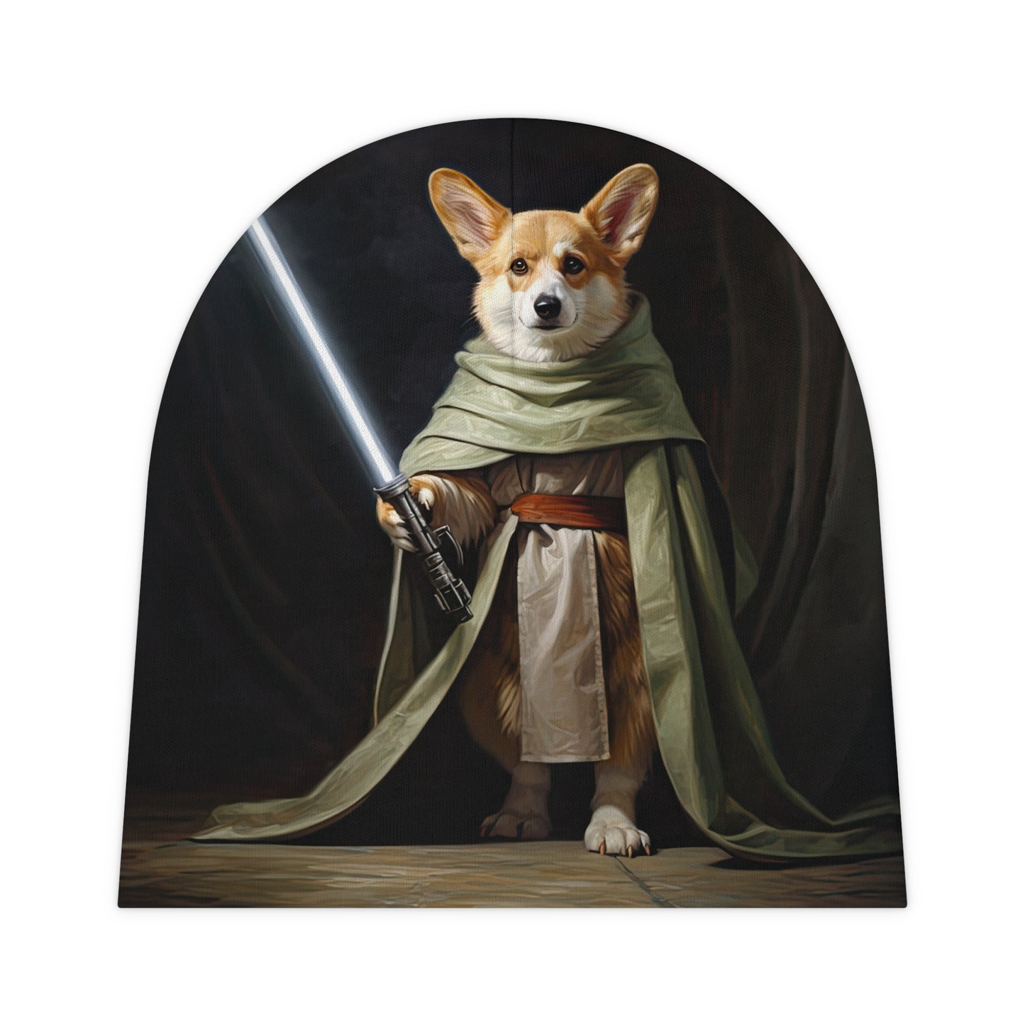Jedi Corgi Baby Beanie