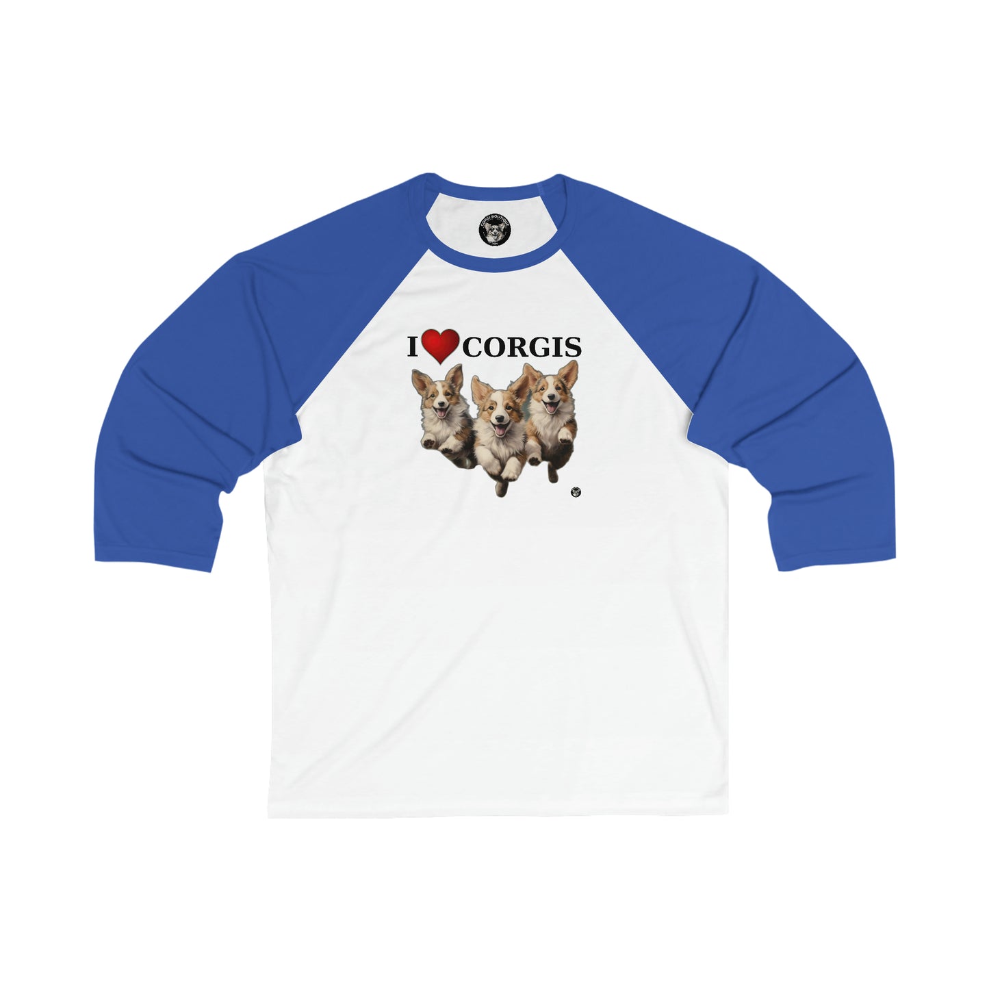 I Heart Corgis - Baseball Shirt