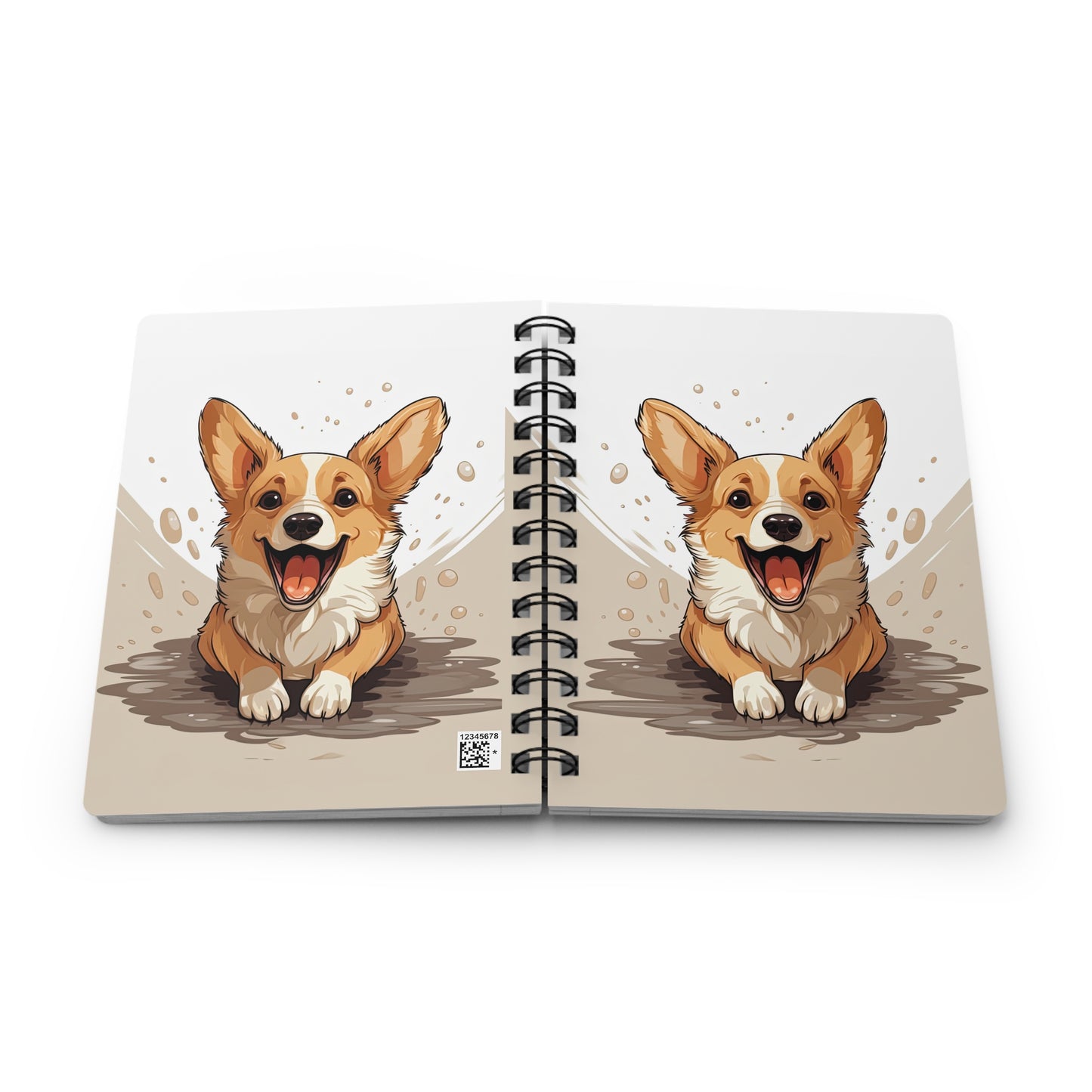 Corgi Cuteness - Spiral Bound Notebook