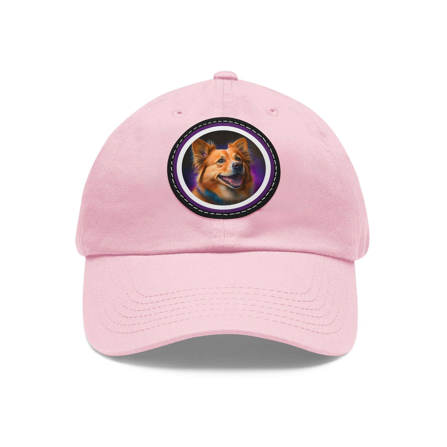 Golden Corgi - Cap with Leather Patch