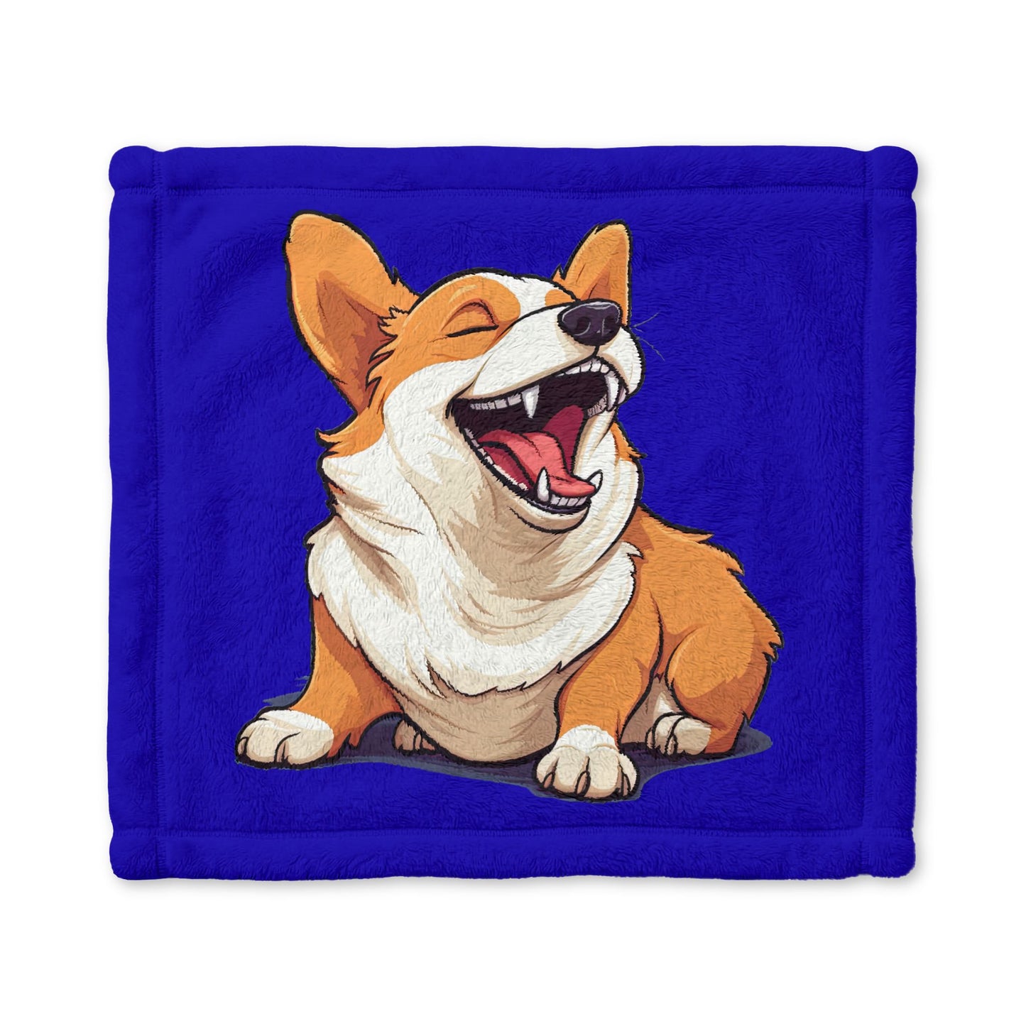 Comical Corgi Cuddle Blanket