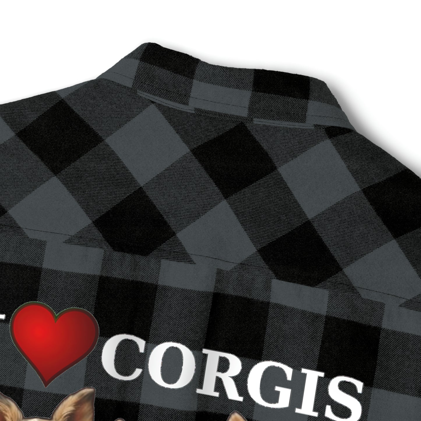 I Heart Corgis - Flannel Shirt