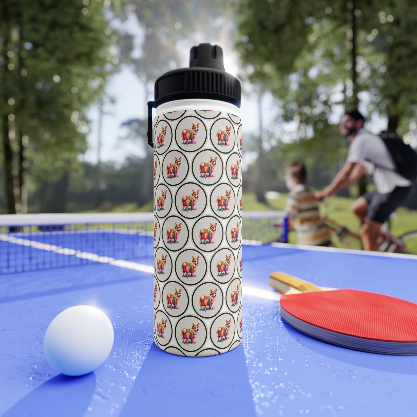 The Observer Mosaic - Water Bottle with Sport Lid