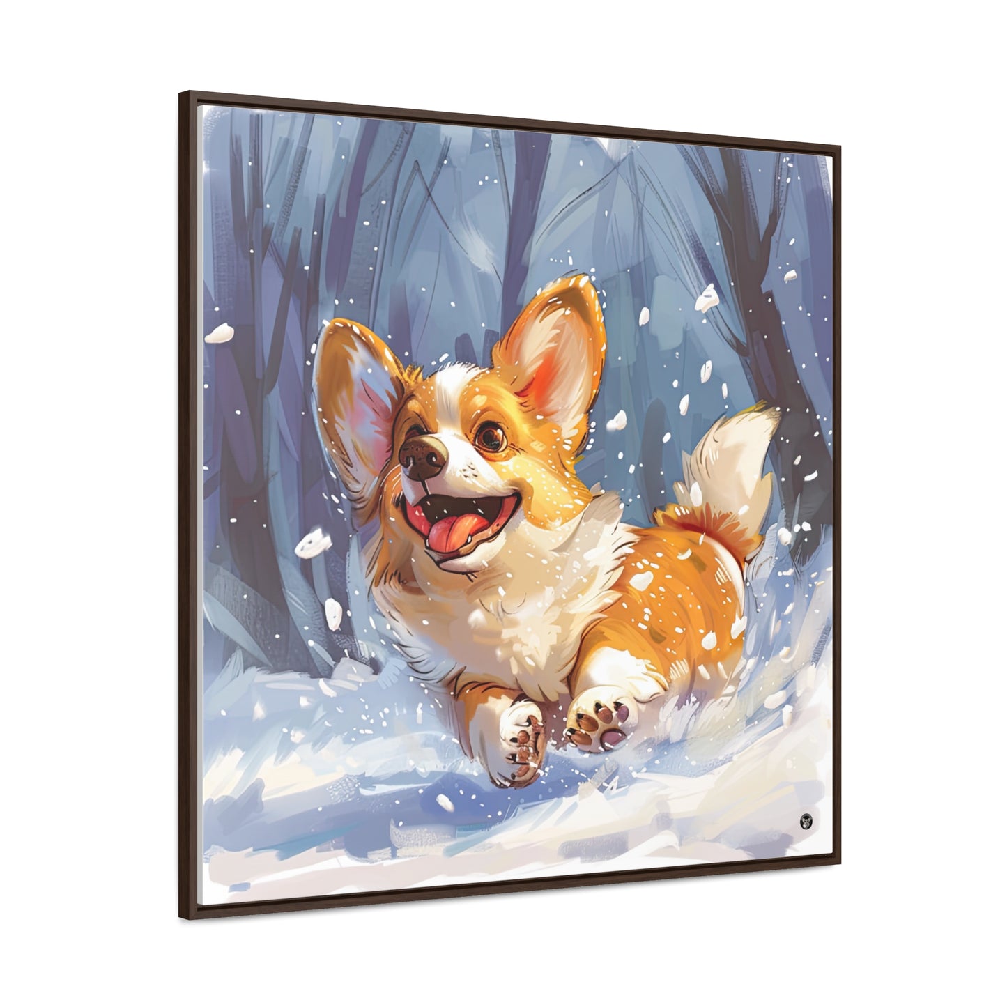 Winter Fun - Framed on Canvas