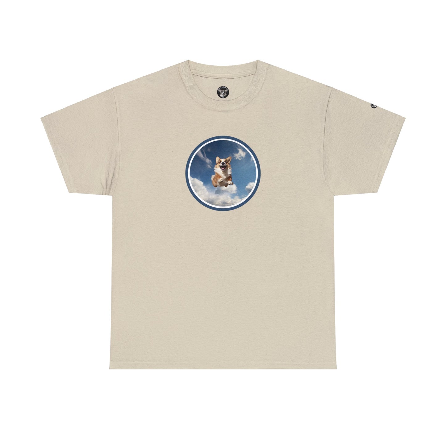Flying Corgi - Unisex Heavy Cotton Tee