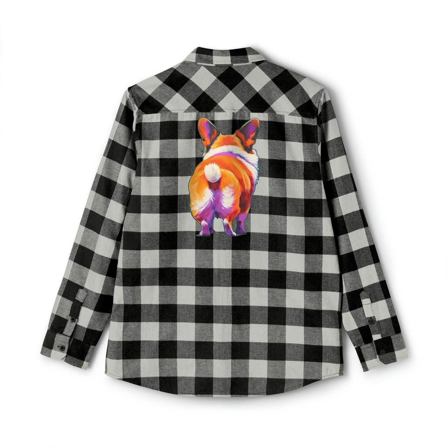 Corgi Butt - Flannel Shirt