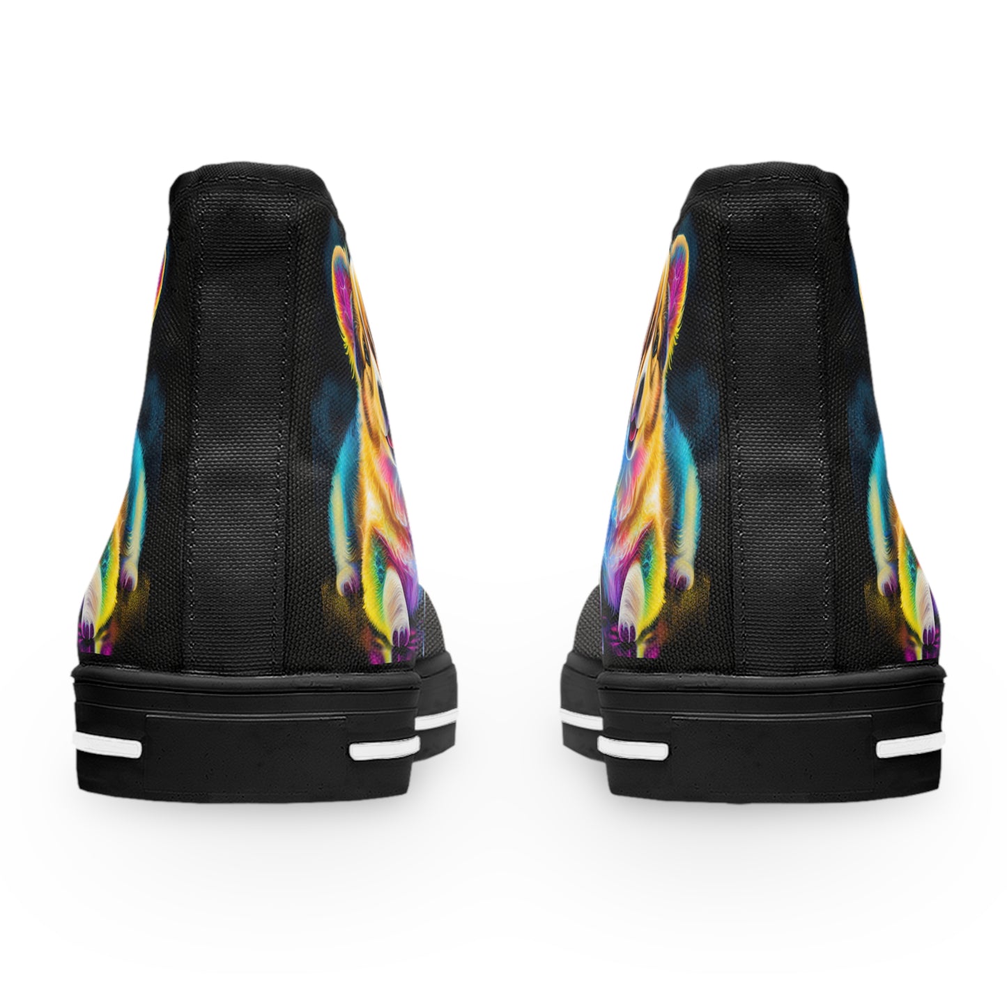Colorful Corgi - Women's High Top Sneakers