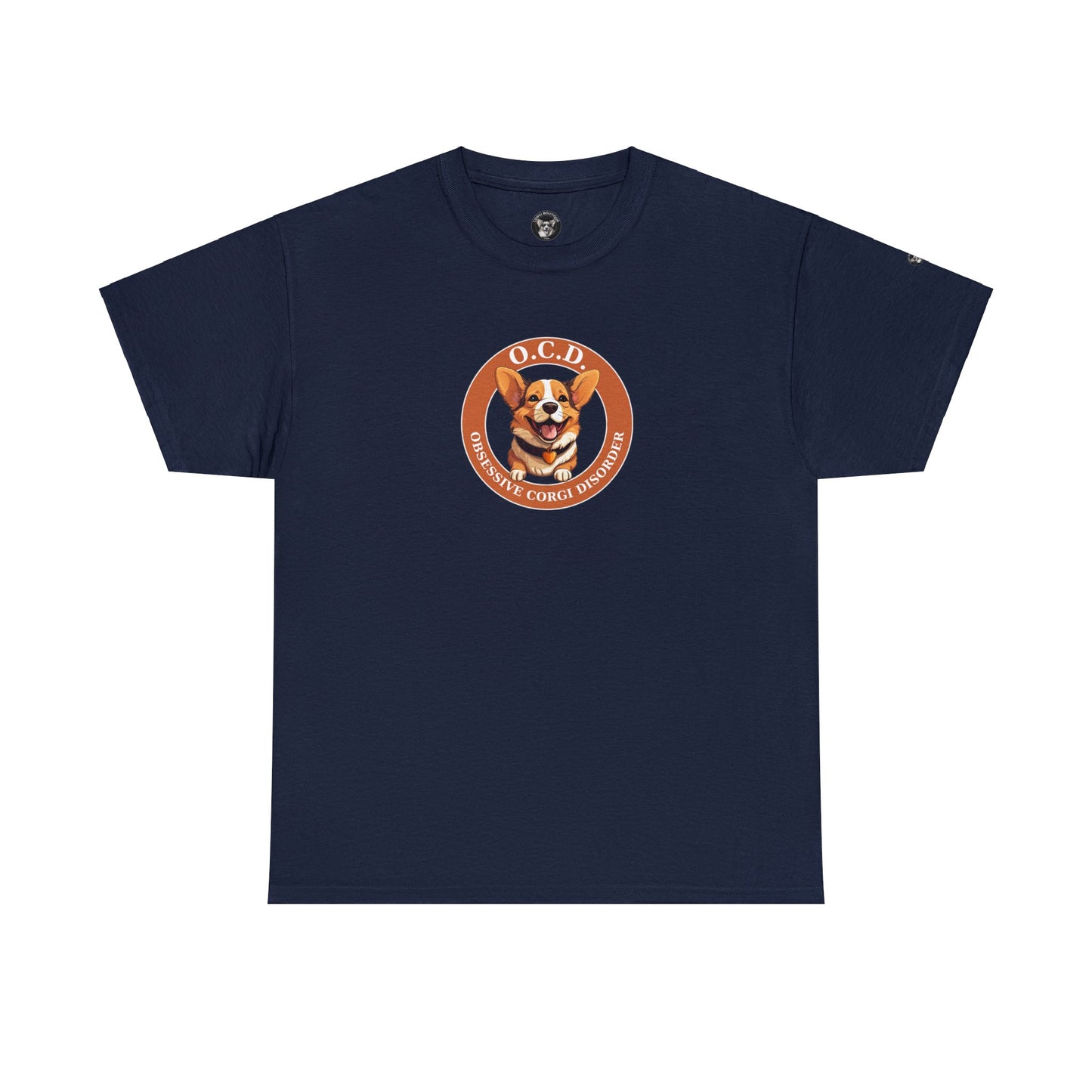 O.C.D. Obsessive Corgi Disorder - Unisex Heavy Cotton Tee