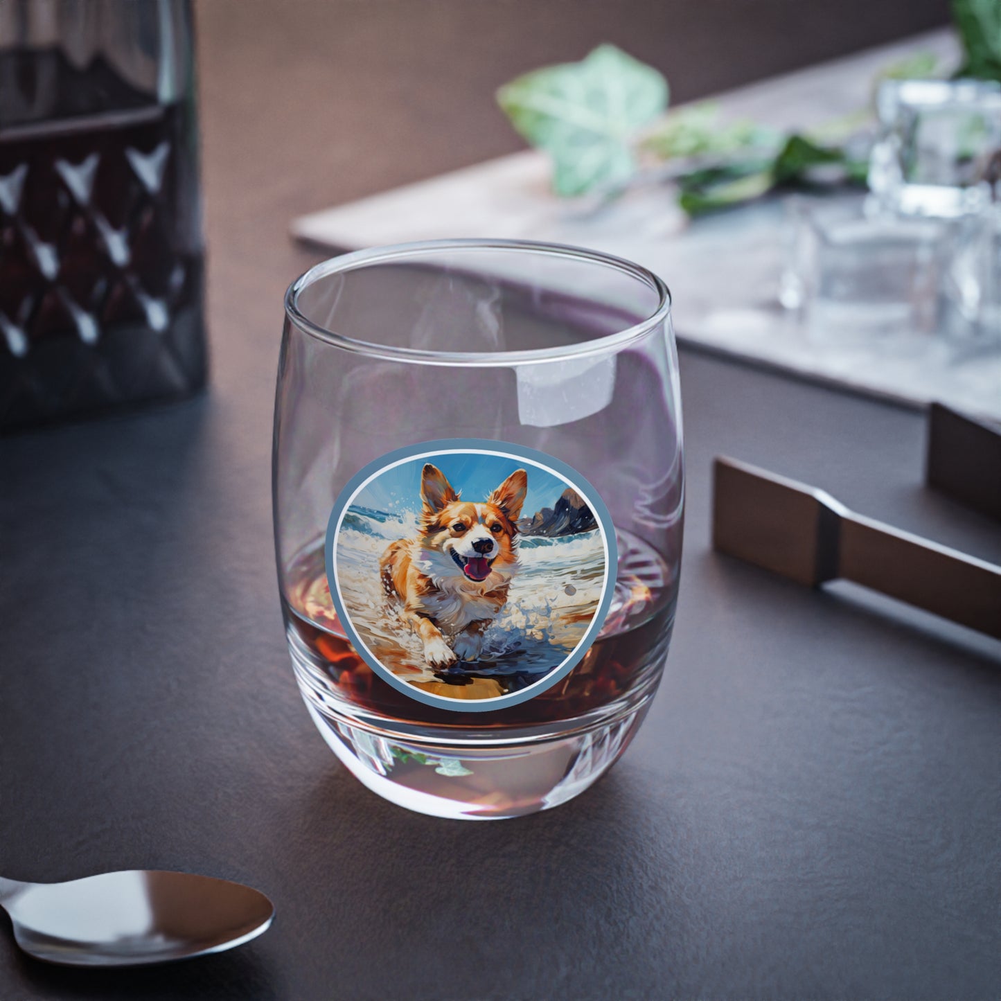 Coastal Corgi - Whiskey/Juice Glass