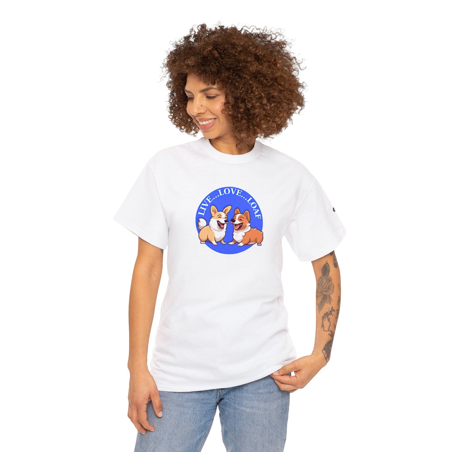 Live...Love...Loaf - Unisex Heavy Cotton Tee