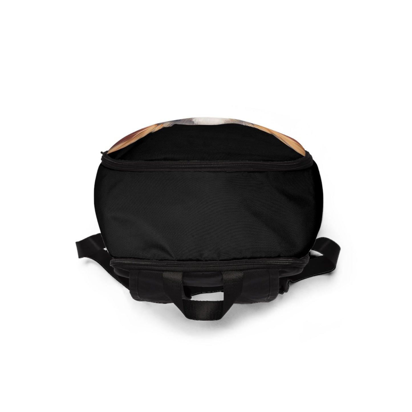 Puppy Dog Eyes Corgi Backpack — Black Corgi Rucksack