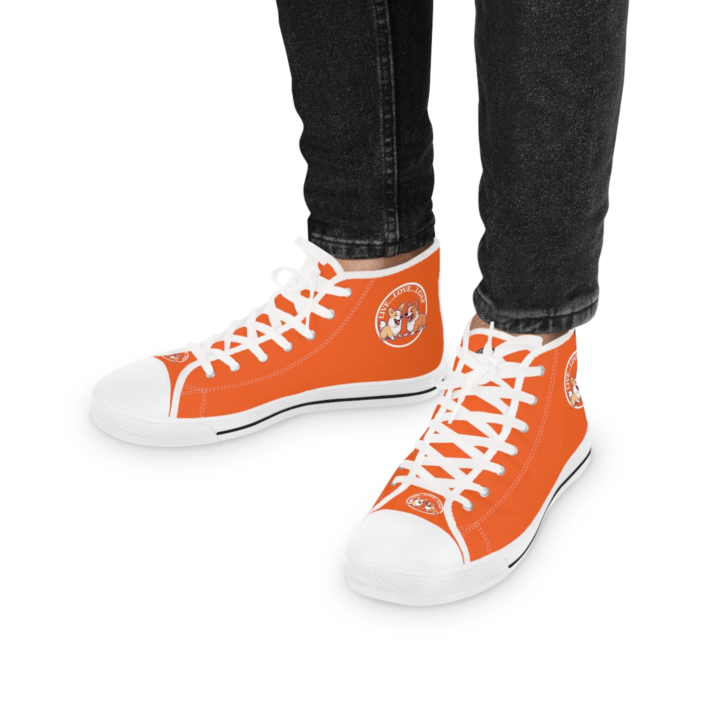 Live...Love...Loaf - Men's High Top Sneakers