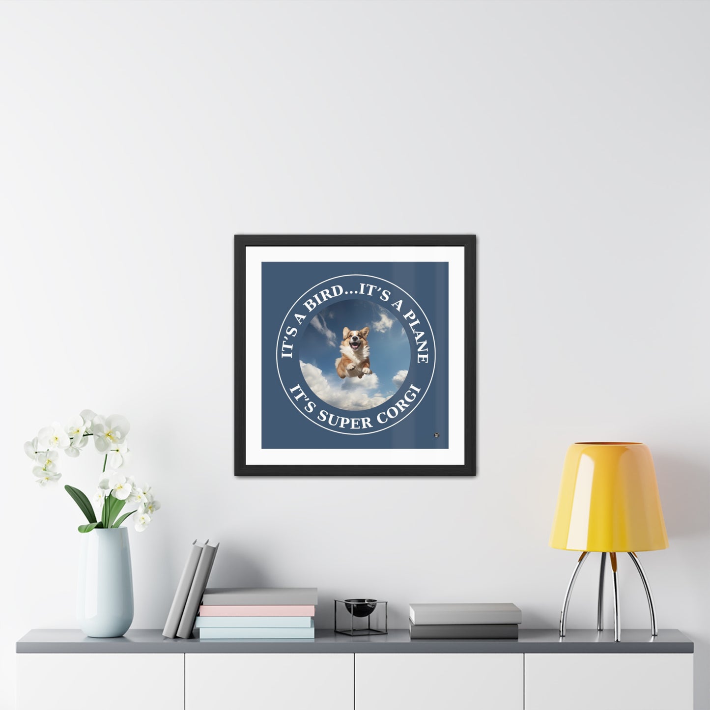 Super Corgi - Framed Print