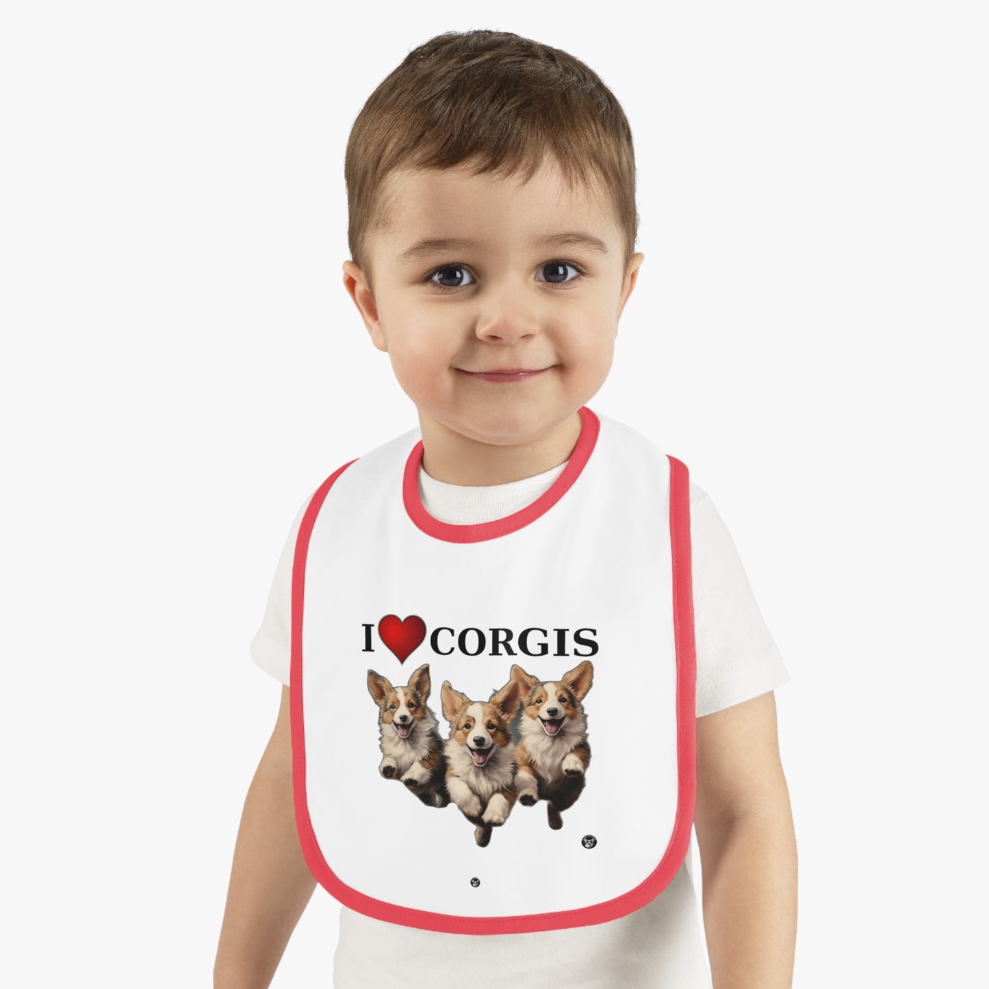 I Heart Corgis - Baby Bib