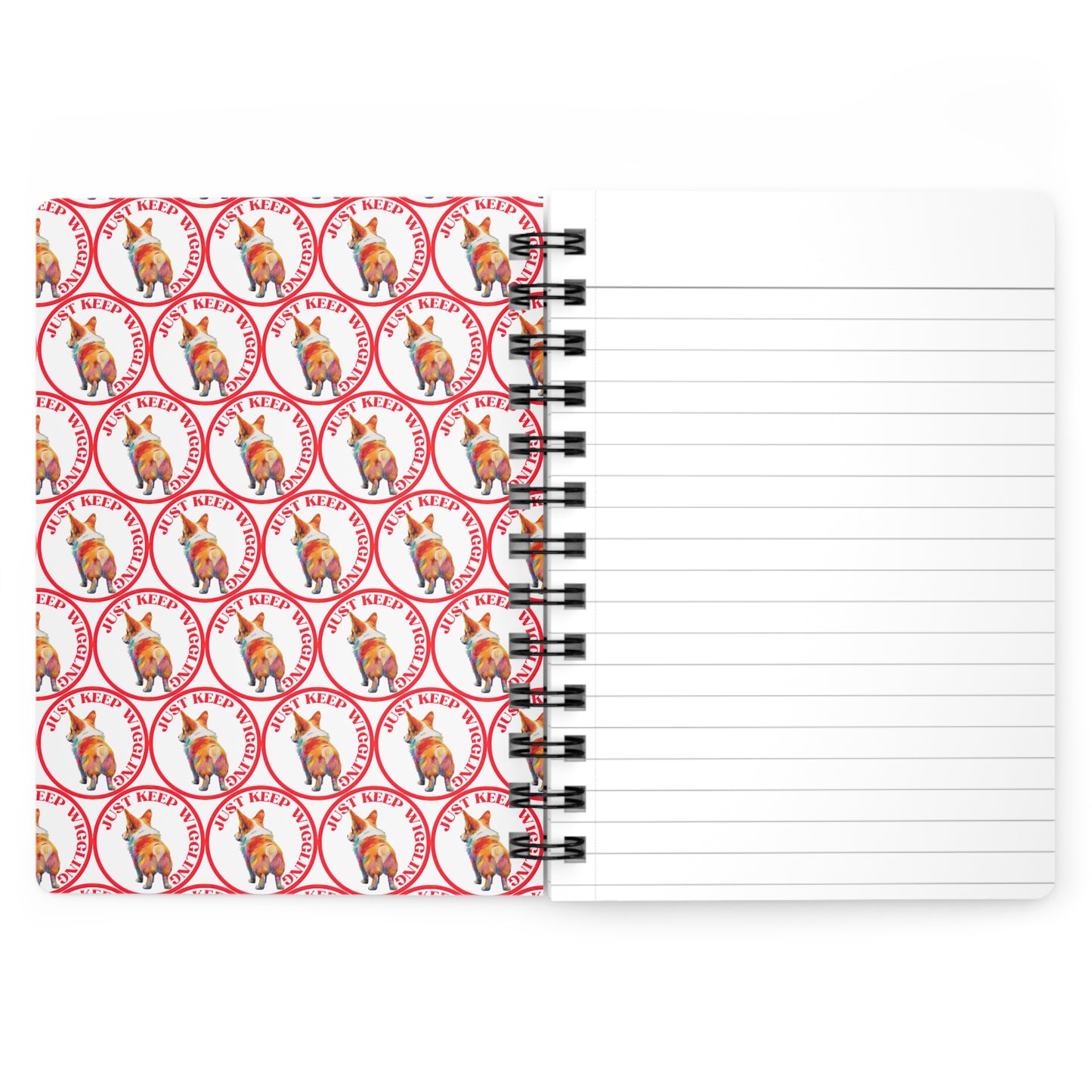 Just Keep Wiggling - Spiral Bound Notebook