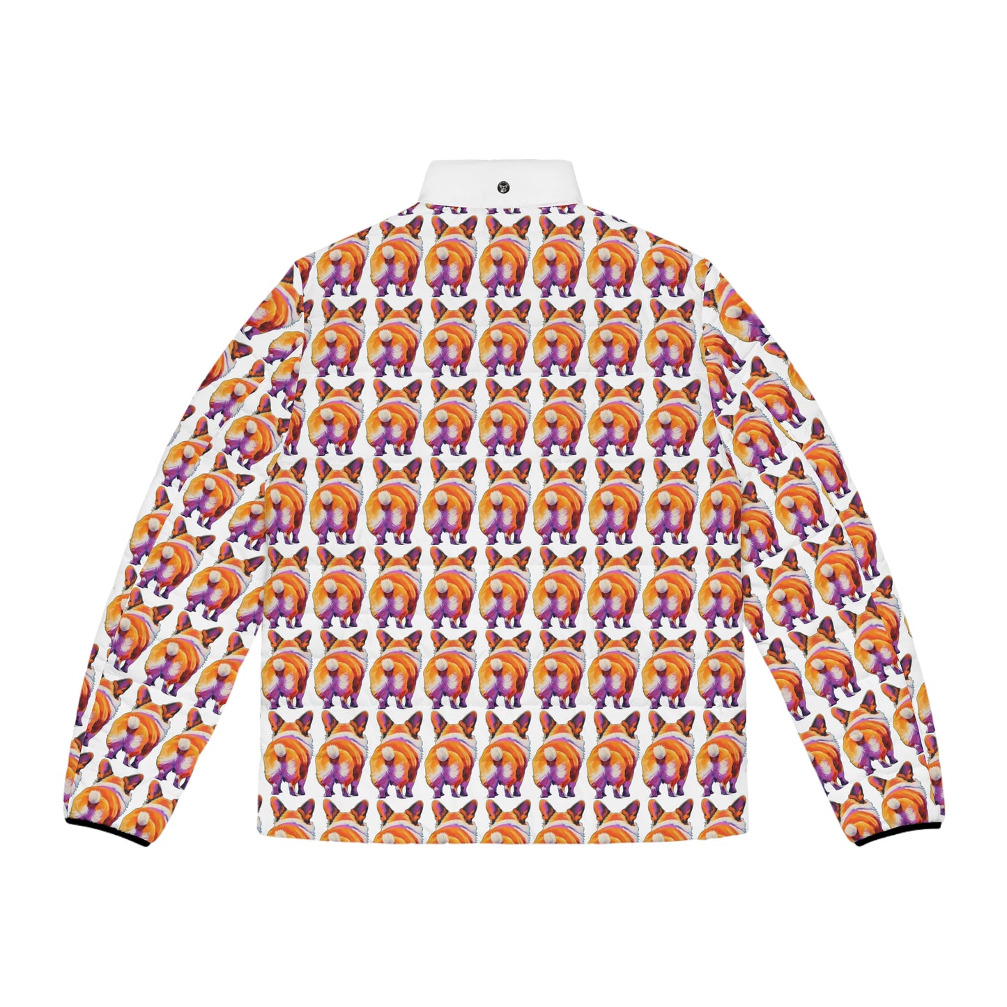 Corgi Butt Mosaic - Puffer Jacket