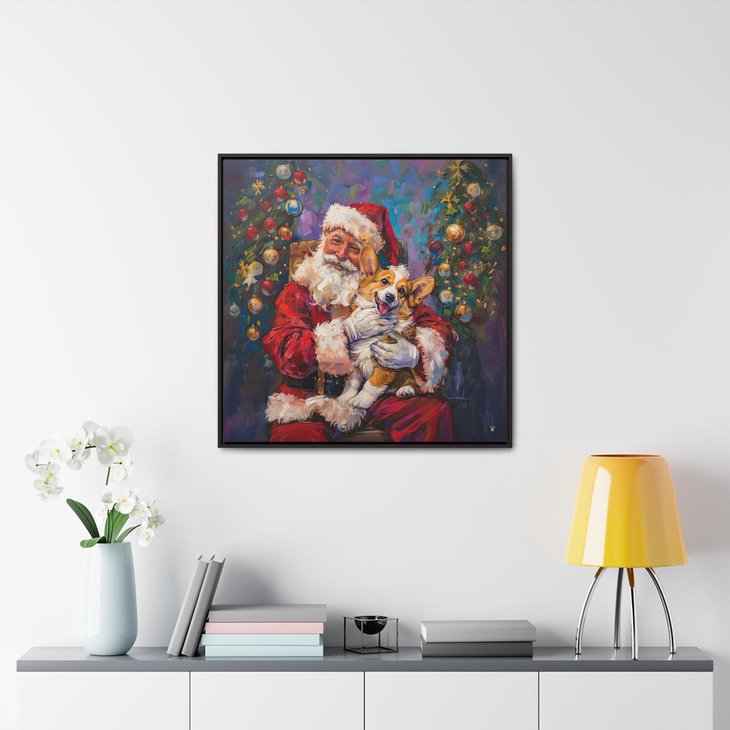 Nice List - Framed on Canvas