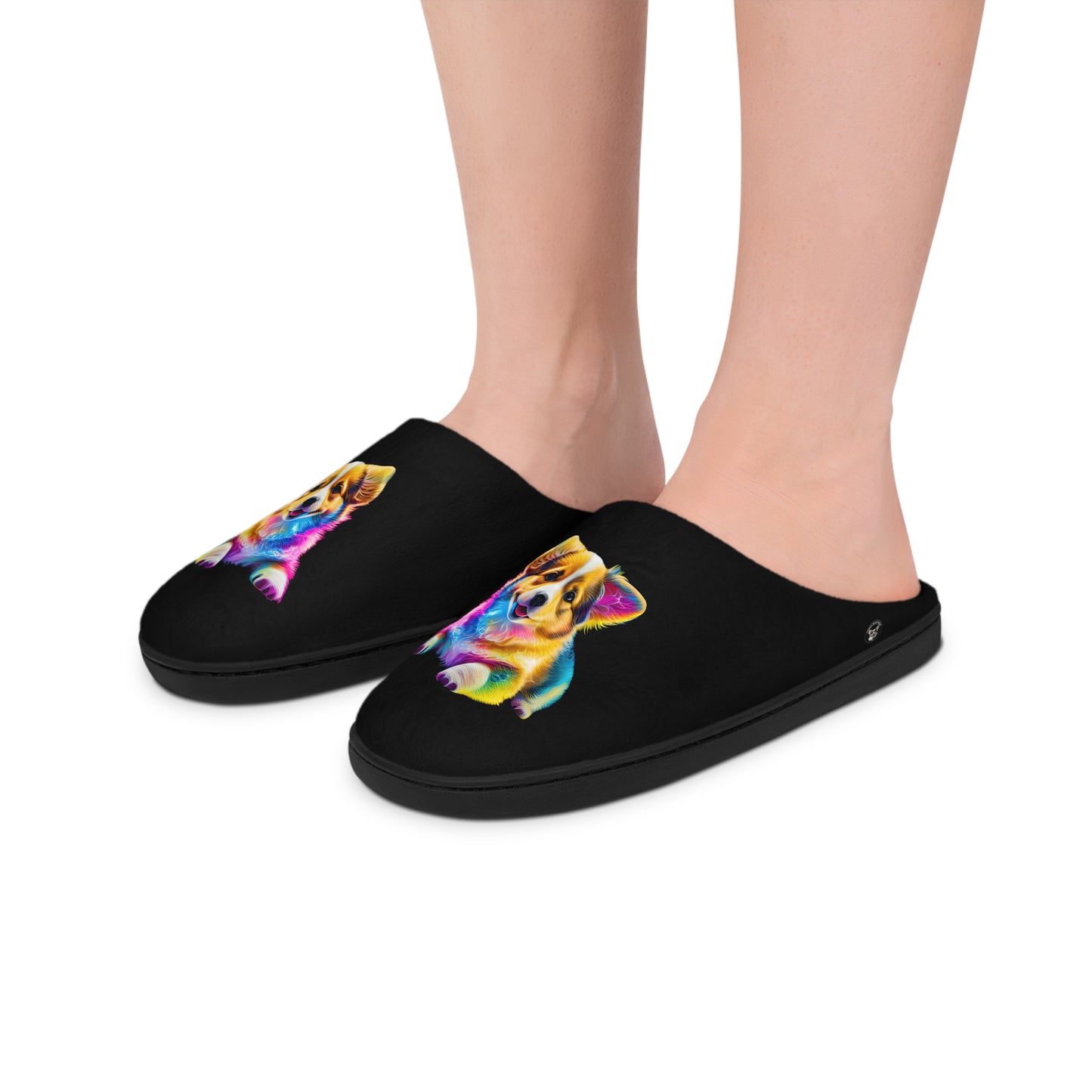 Colorful Corgi - Men's Slippers