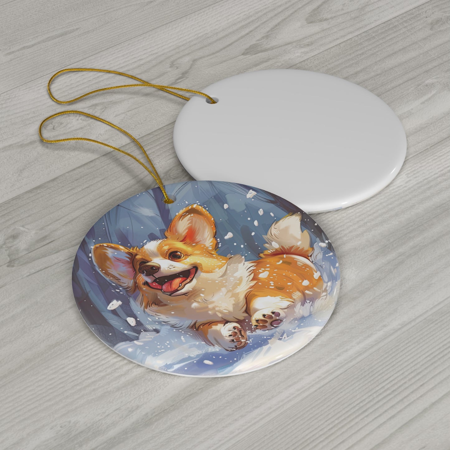 Winter Fun - Ceramic Ornament