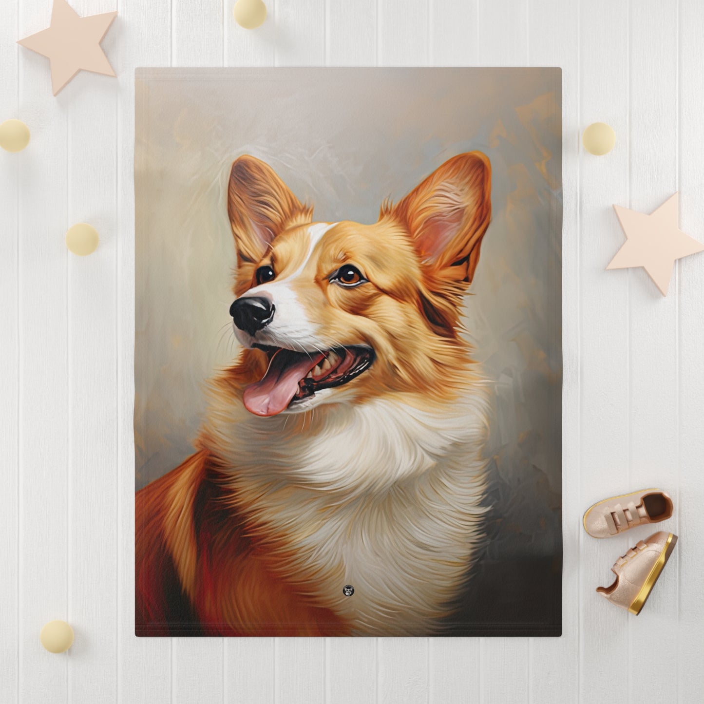Pembroke Portrait - Baby Blanket