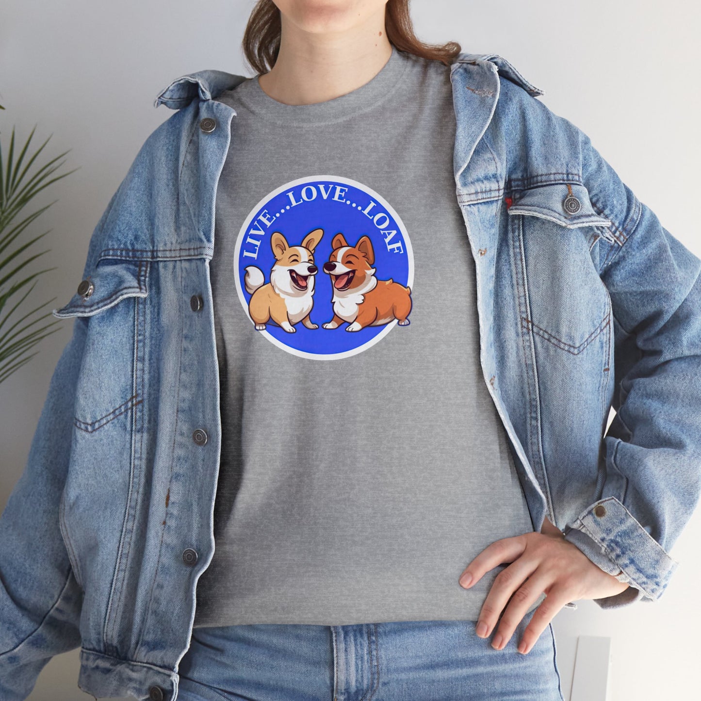 Live...Love...Loaf - Unisex Heavy Cotton Tee