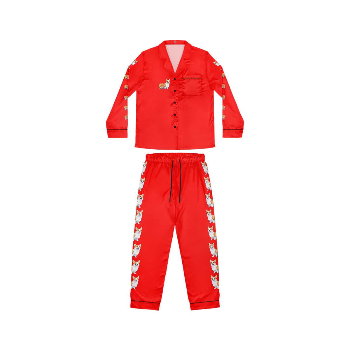 Best In Show Silky Red Pajamas