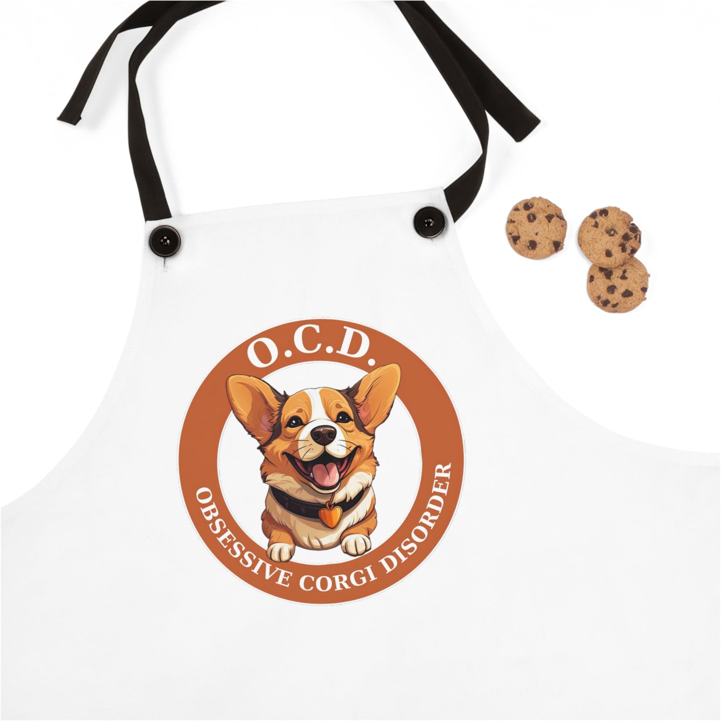 O.C.D. Obsessive Corgi Disorder - Apron