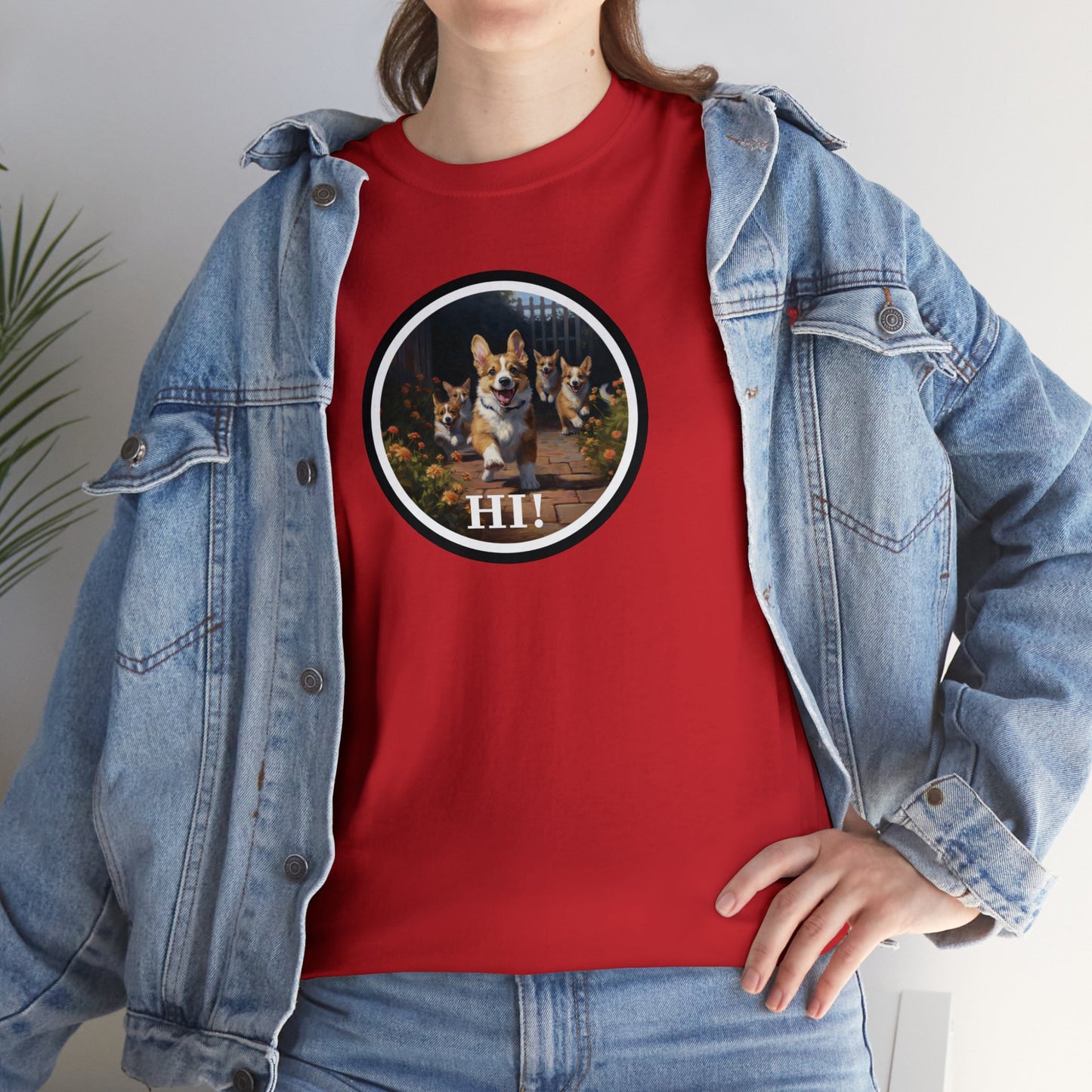 Hi! - Unisex Heavy Cotton Tee