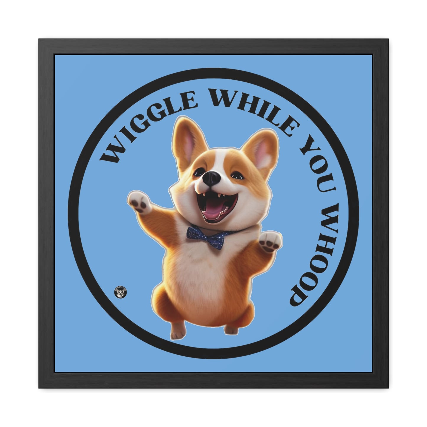 Wiggle While You Whoop - Framed Print
