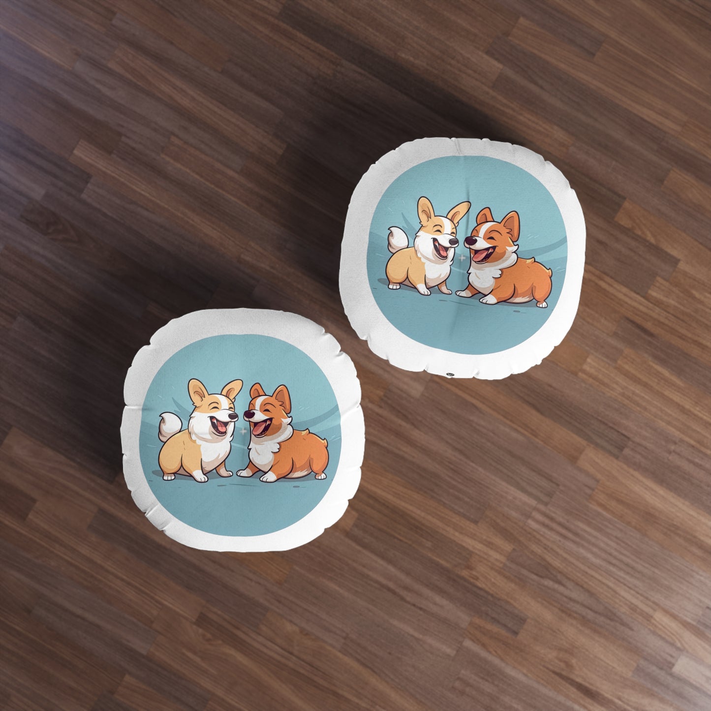 Corgi Couple - Floor Pillow