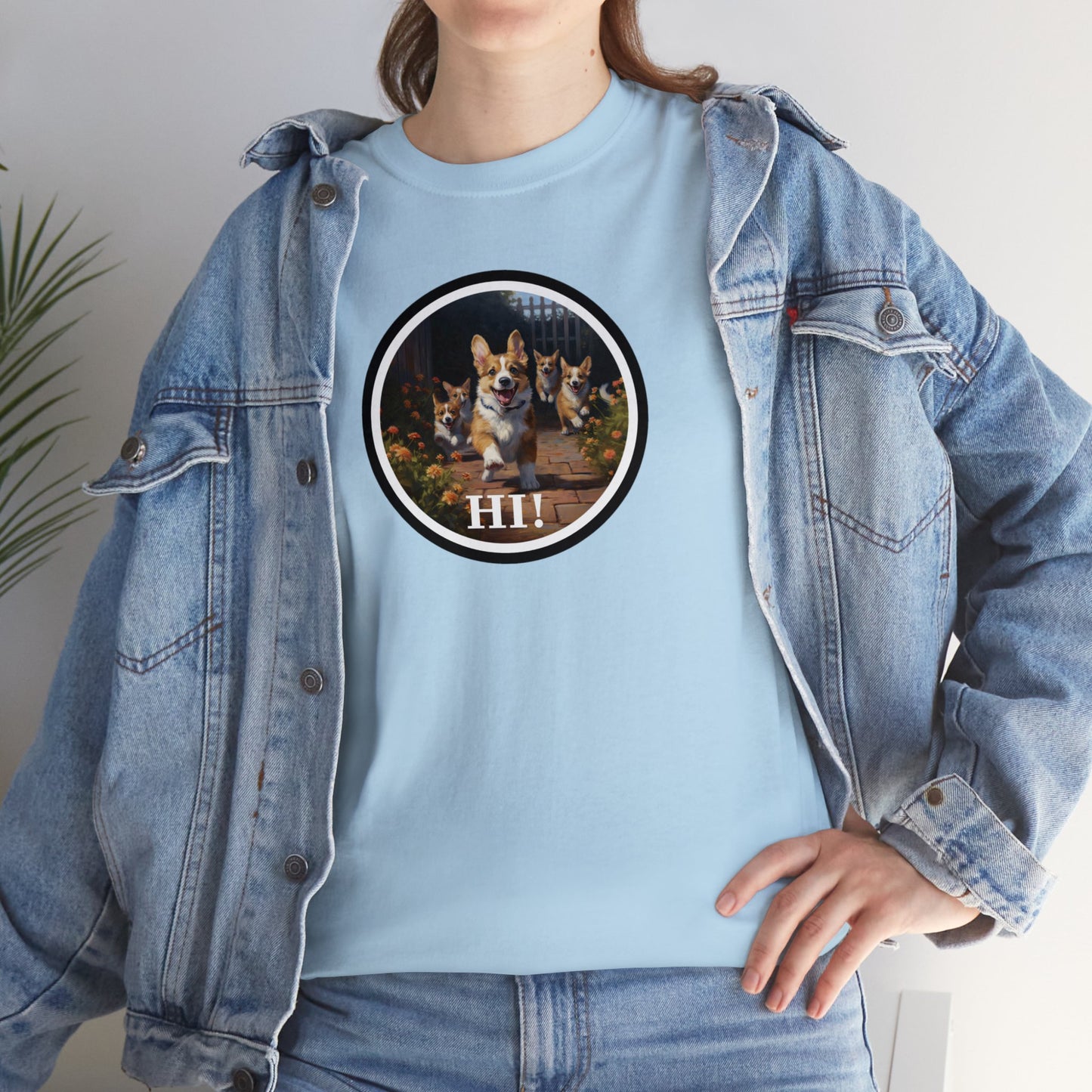 Hi! - Unisex Heavy Cotton Tee