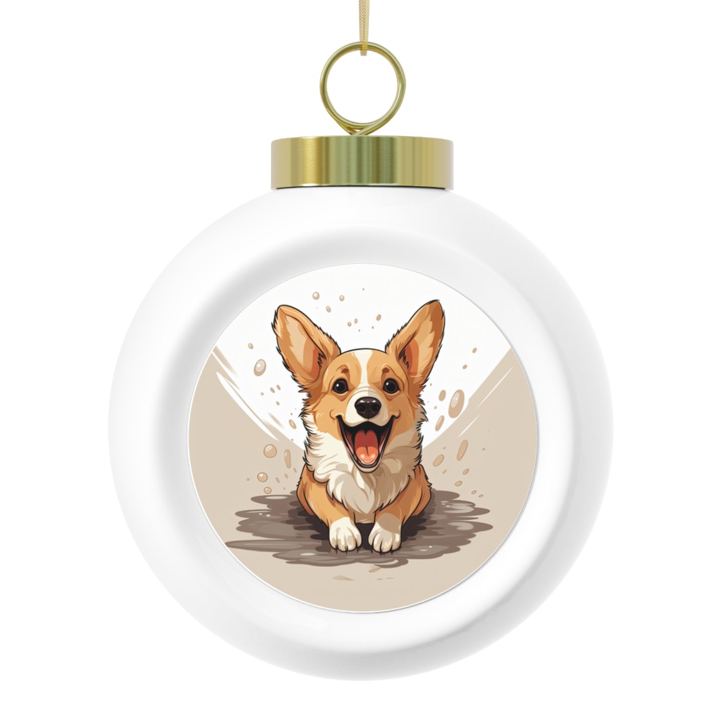 Corgi Cuteness - Christmas Tree Ball
