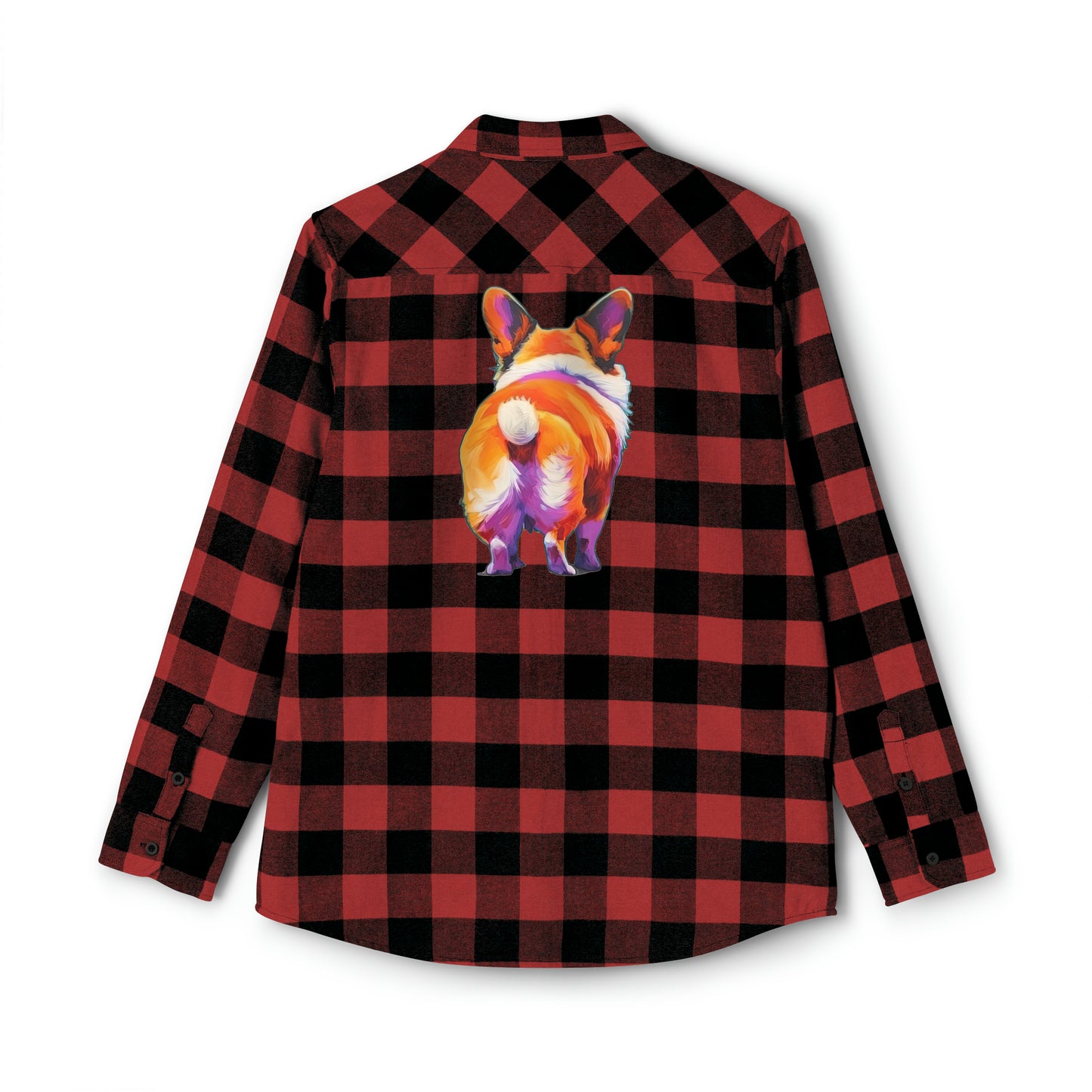 Corgi Butt - Flannel Shirt