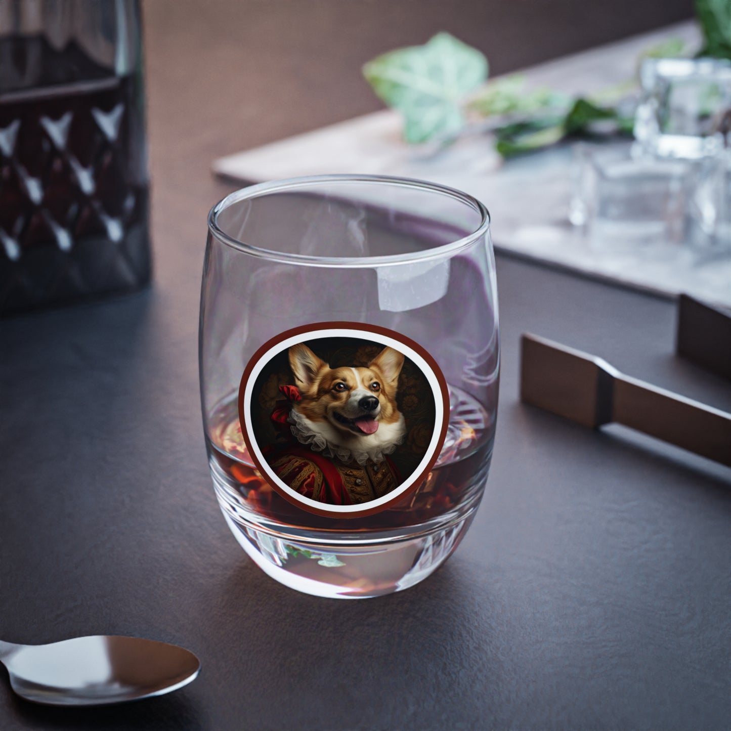 Renaissance Corgi - Whiskey/Juice Glass