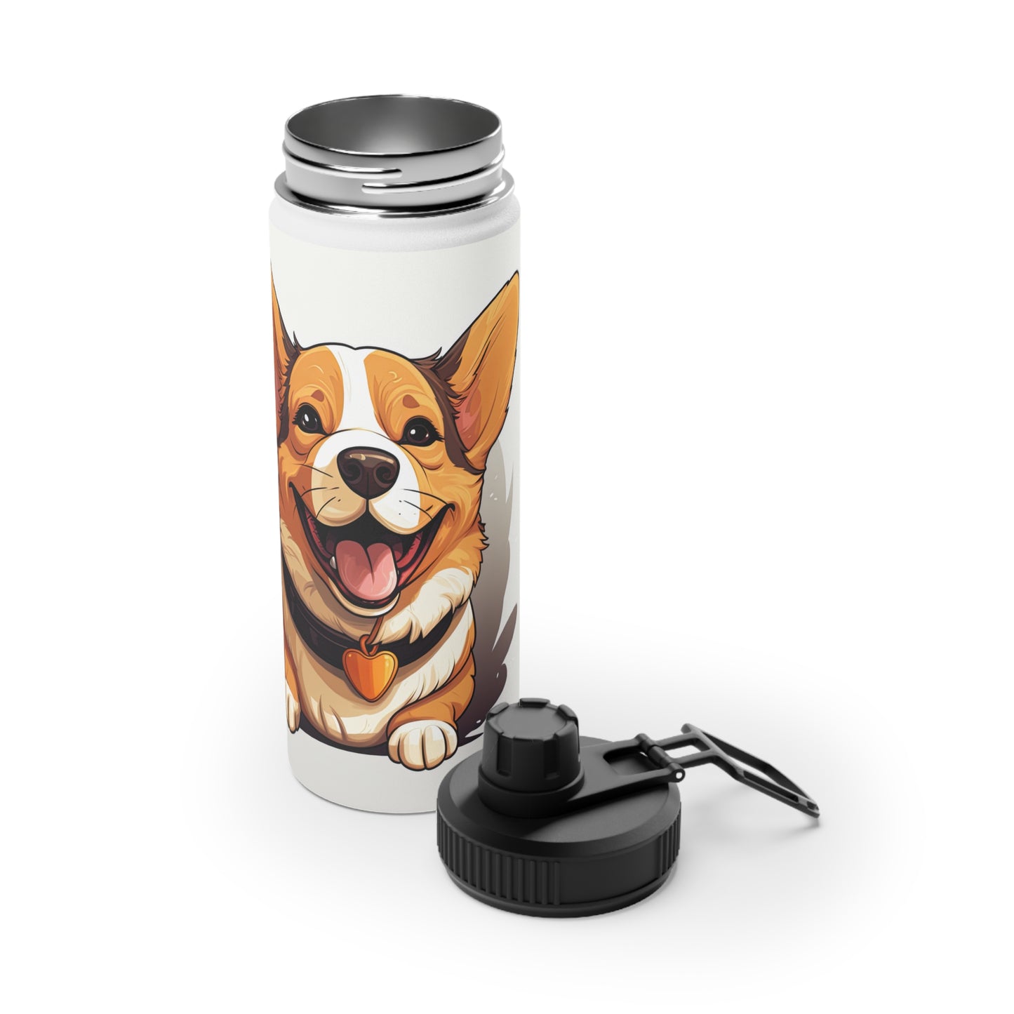 Puppy Love - Water Bottle with Sport Lid
