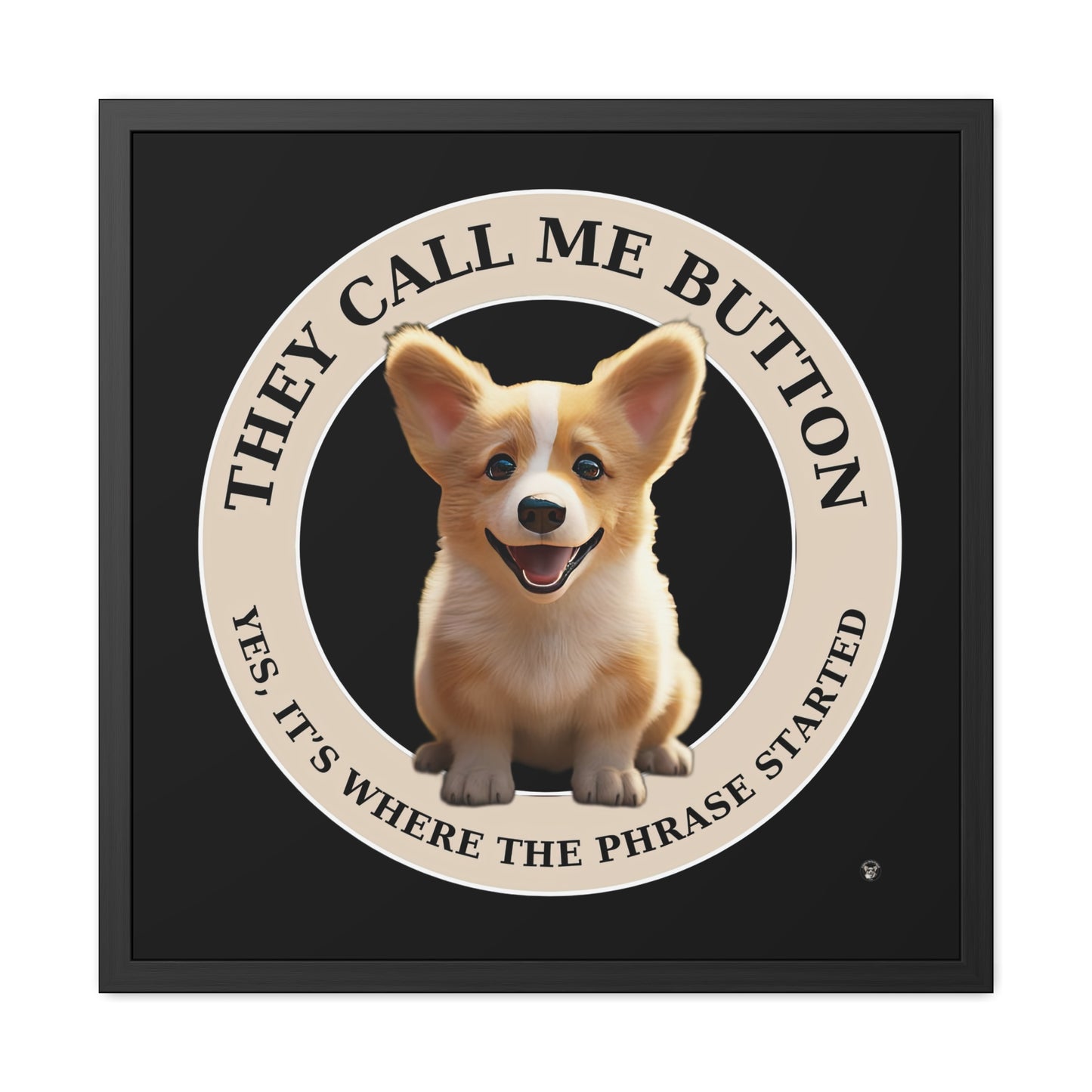 Cute as a Button - Framed Print