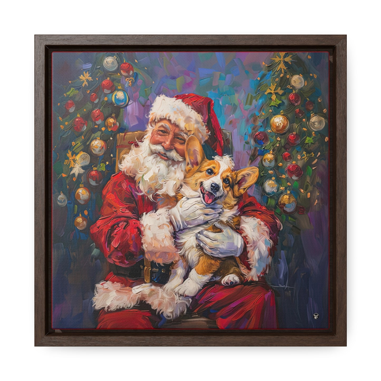 Nice List - Framed on Canvas