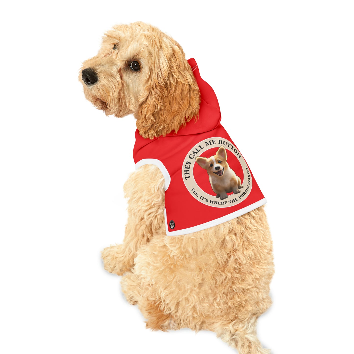 Cute as a Button - Pet Hoodie