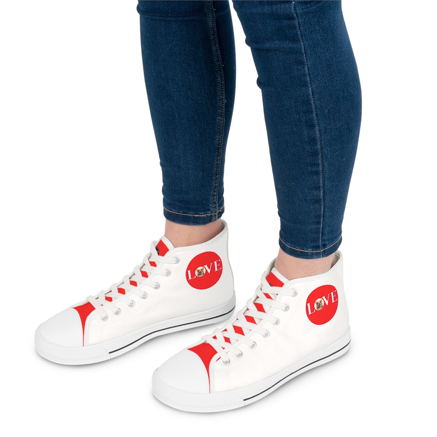 More Love - Women's High Top Sneakers