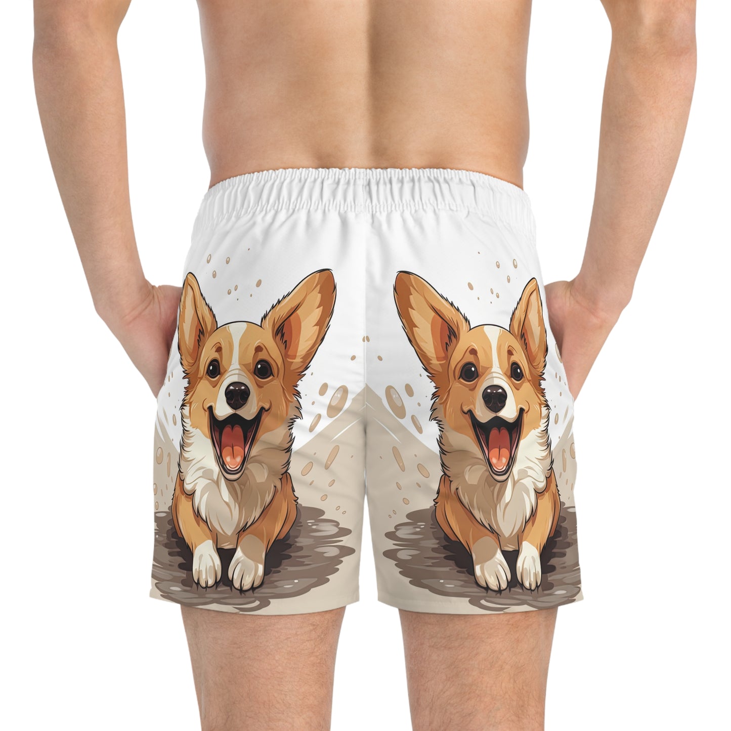 Corgi Cuteness Swim Trunks