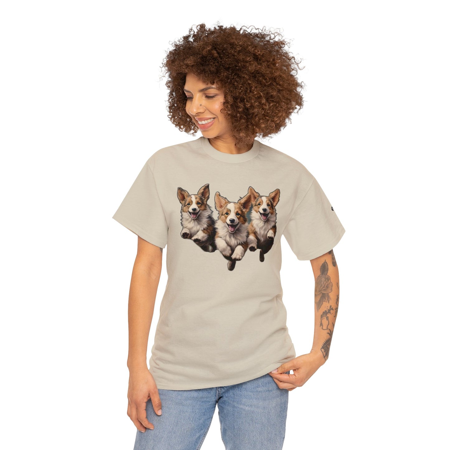 Corgi Enthusiasm - Unisex Heavy Cotton Tee