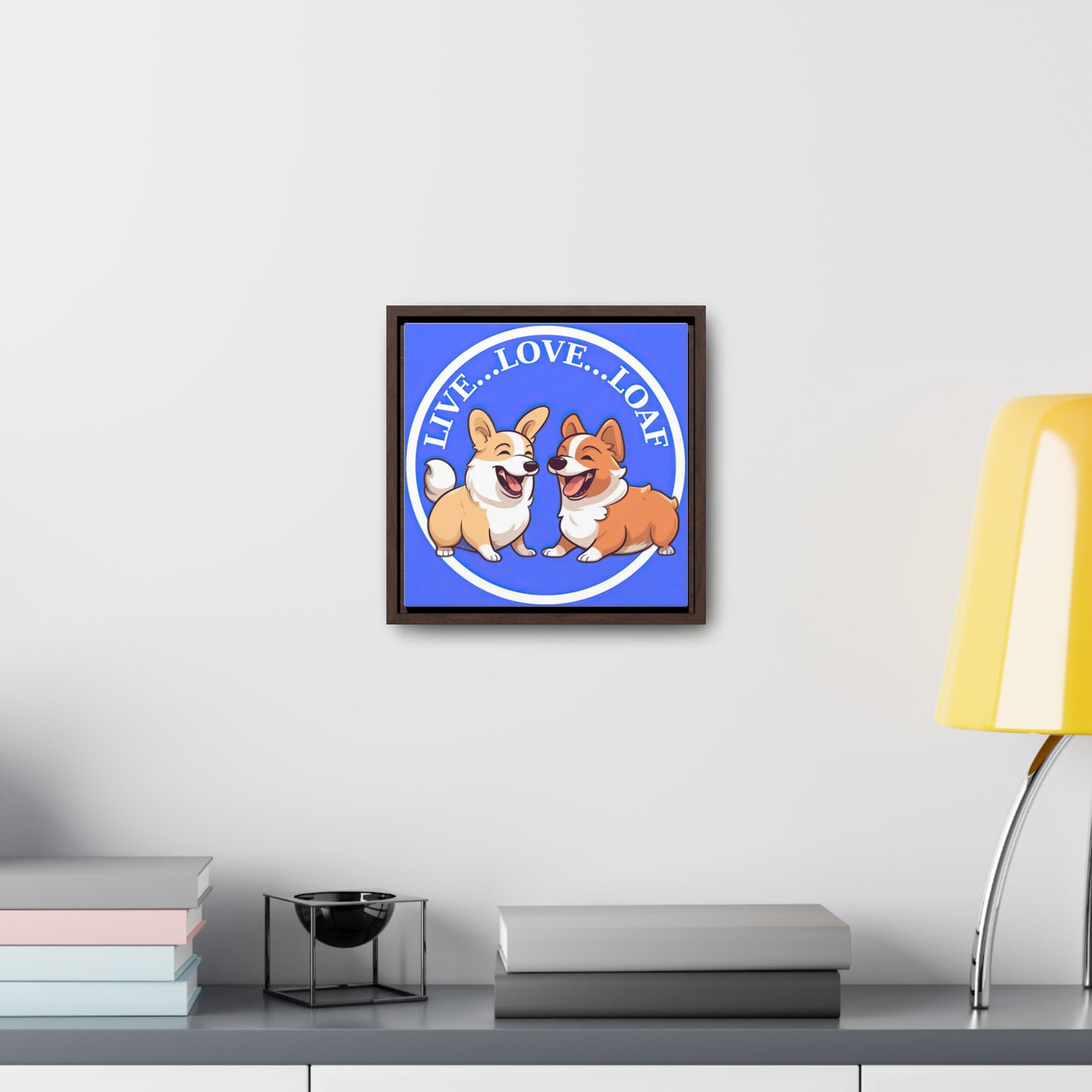 Live...Love...Loaf - Framed on Canvas