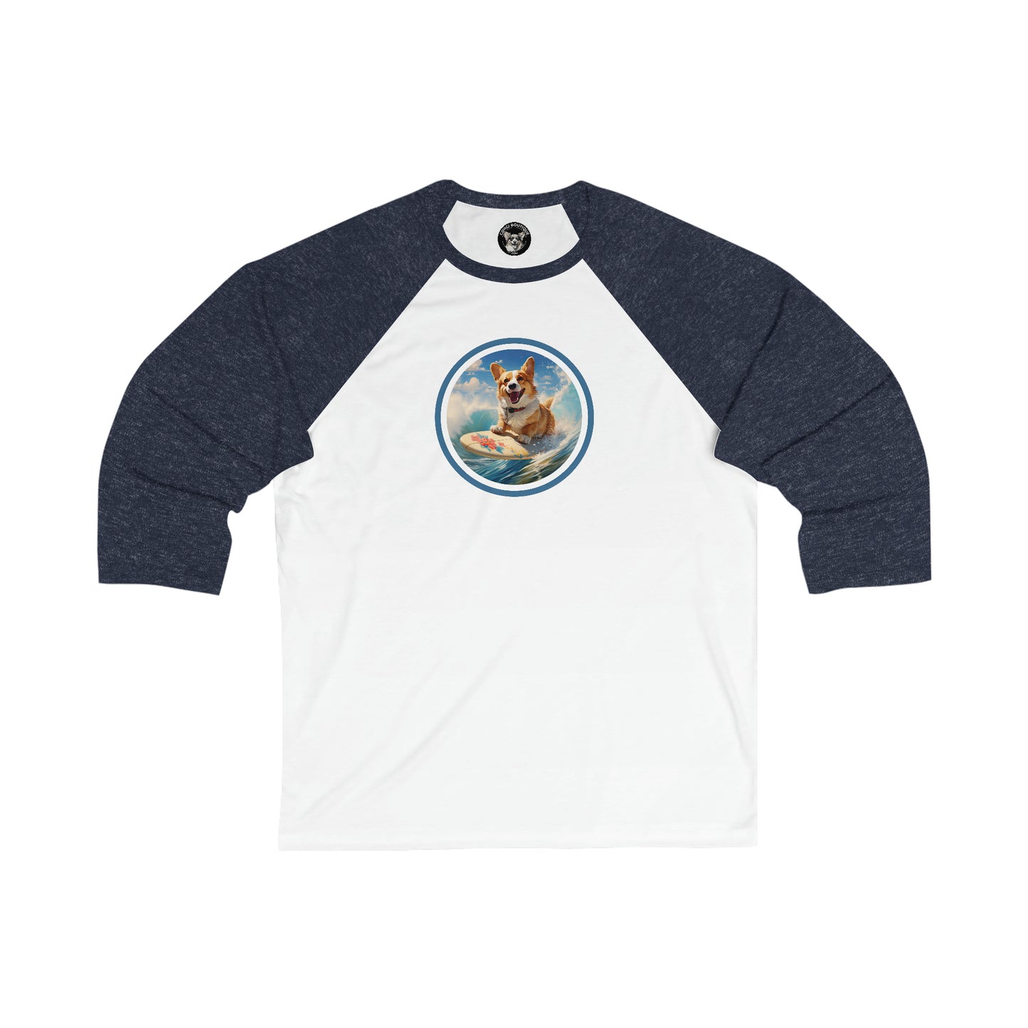 Cowabunga Corgi - Baseball Shirt