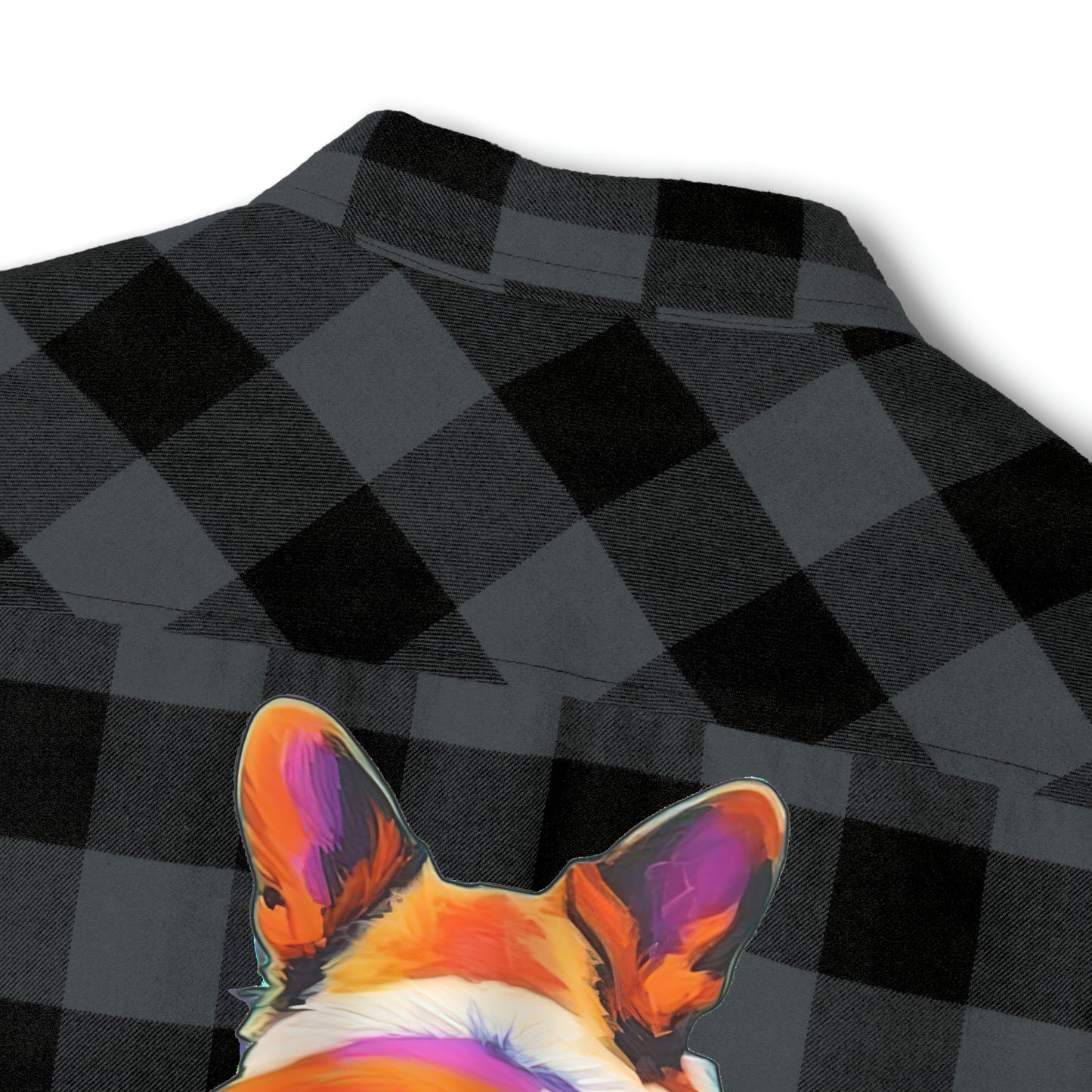 Corgi Butt - Flannel Shirt